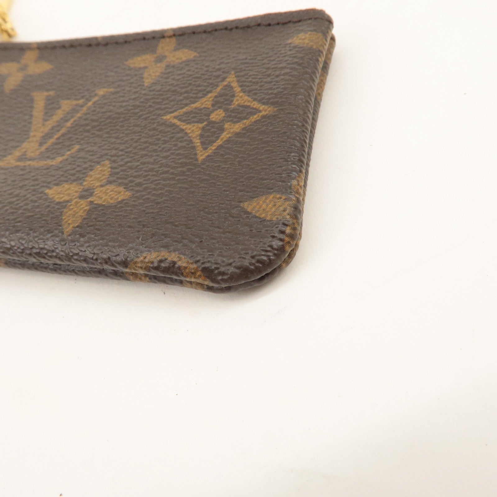 Louis Vuitton Monogram Pochette Cles Coin Case Key Case M62650