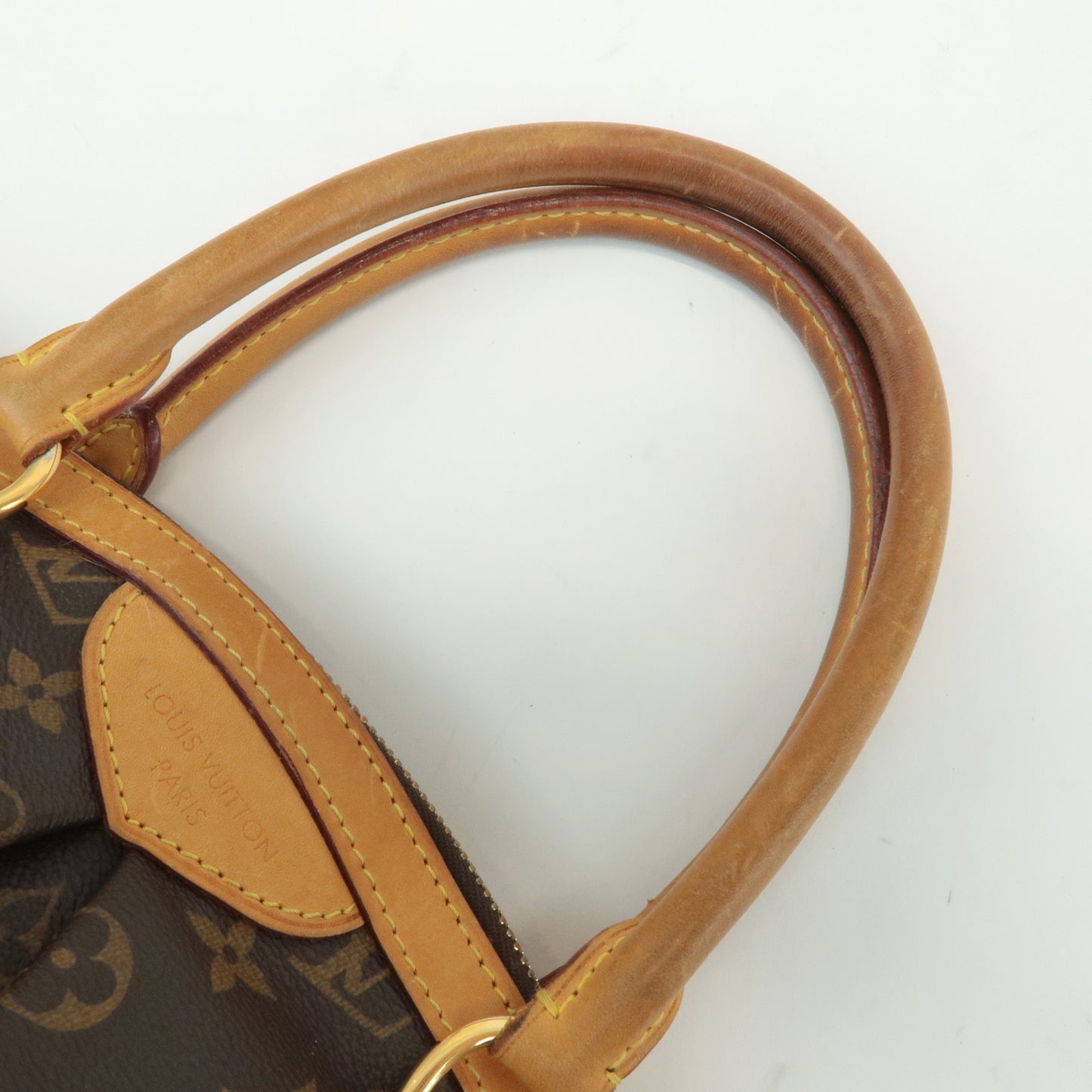 Louis Vuitton Monogram Tivoli PM Hand Bag Brown M40143