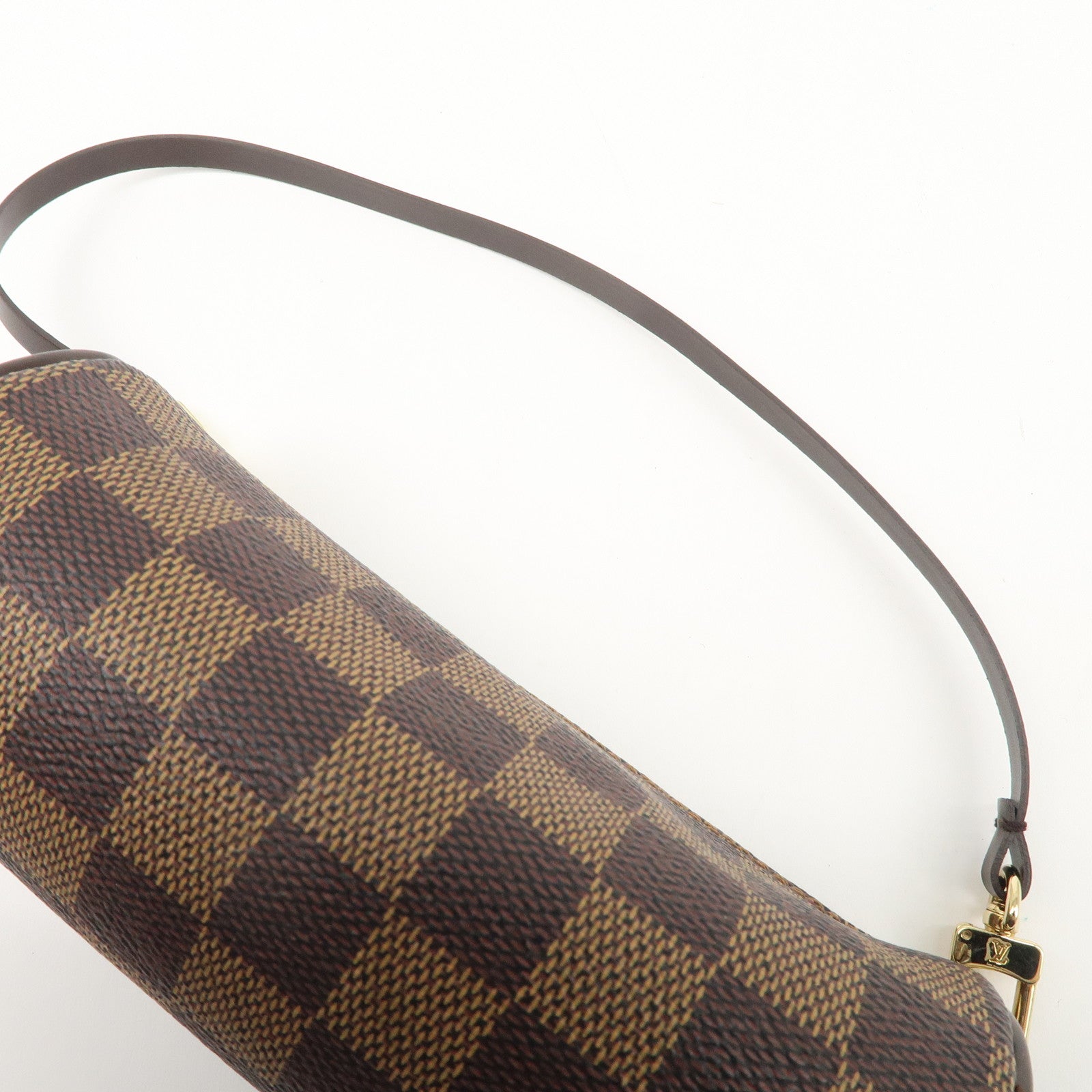 Louis Vuitton Damier Ebene Mini Pouch for Papillon Bag Brown