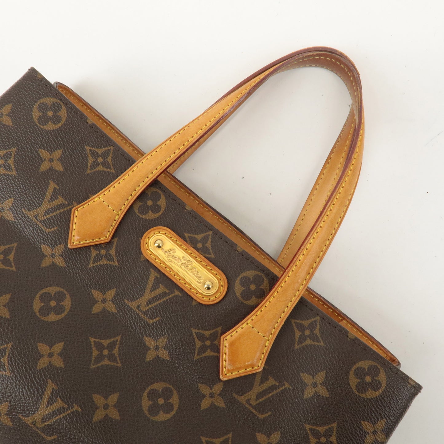 Louis Vuitton Monogram Wilshire PM Hand Bag Tote Bag M45643