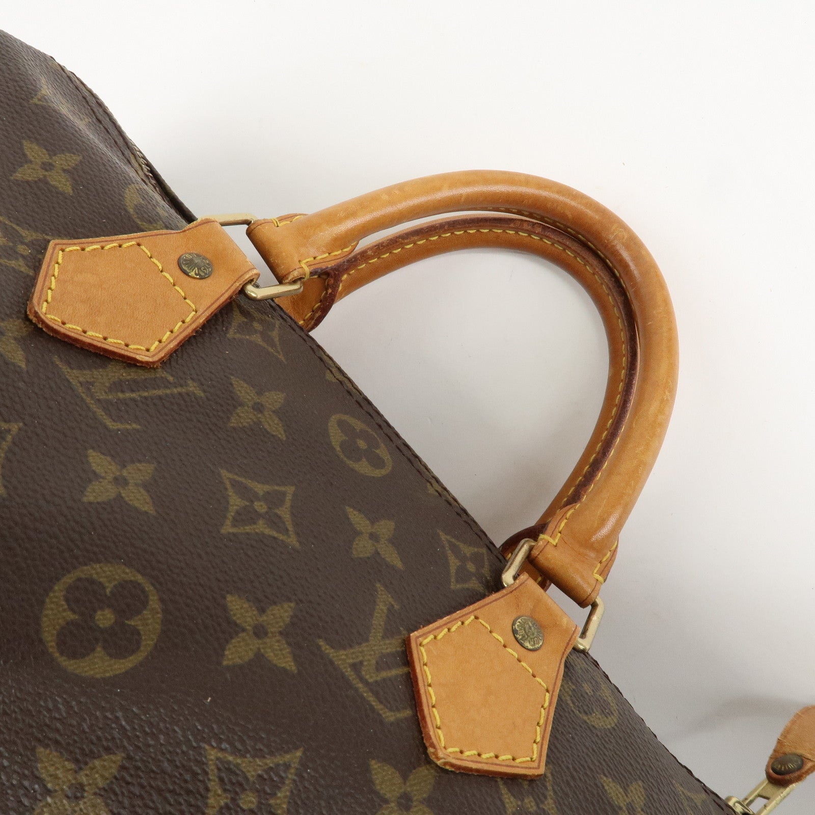 Louis Vuitton Monogram Speedy 30 Hand Bag Boston Bag M41108 Used