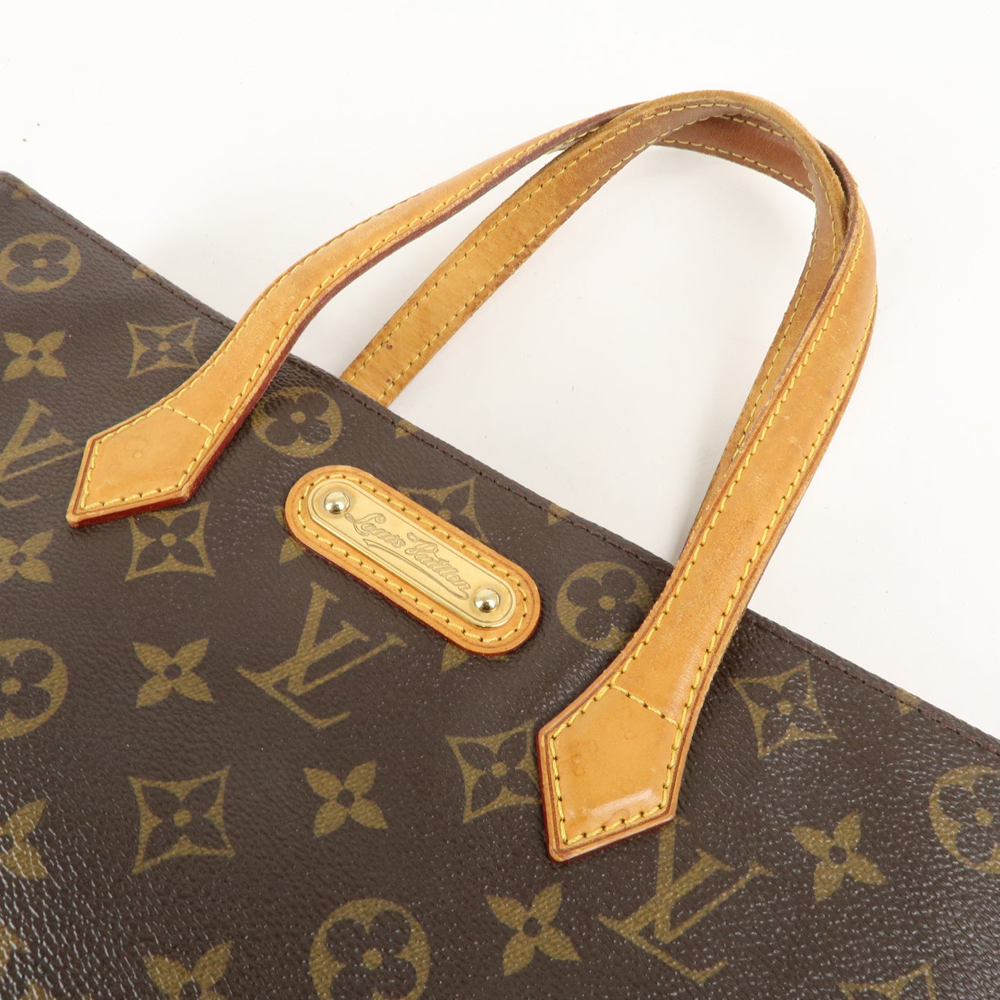 Louis Vuitton Monogram Wilshire PM Hand Bag Tote Bag M45643