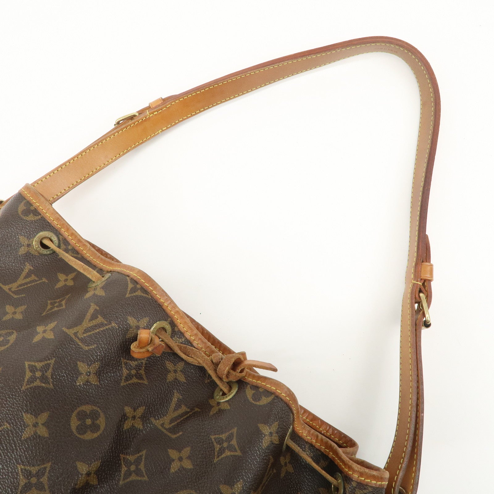 Louis Vuitton Monogram Noe Shoulder Bag Hand Bag Brown M42224 Used