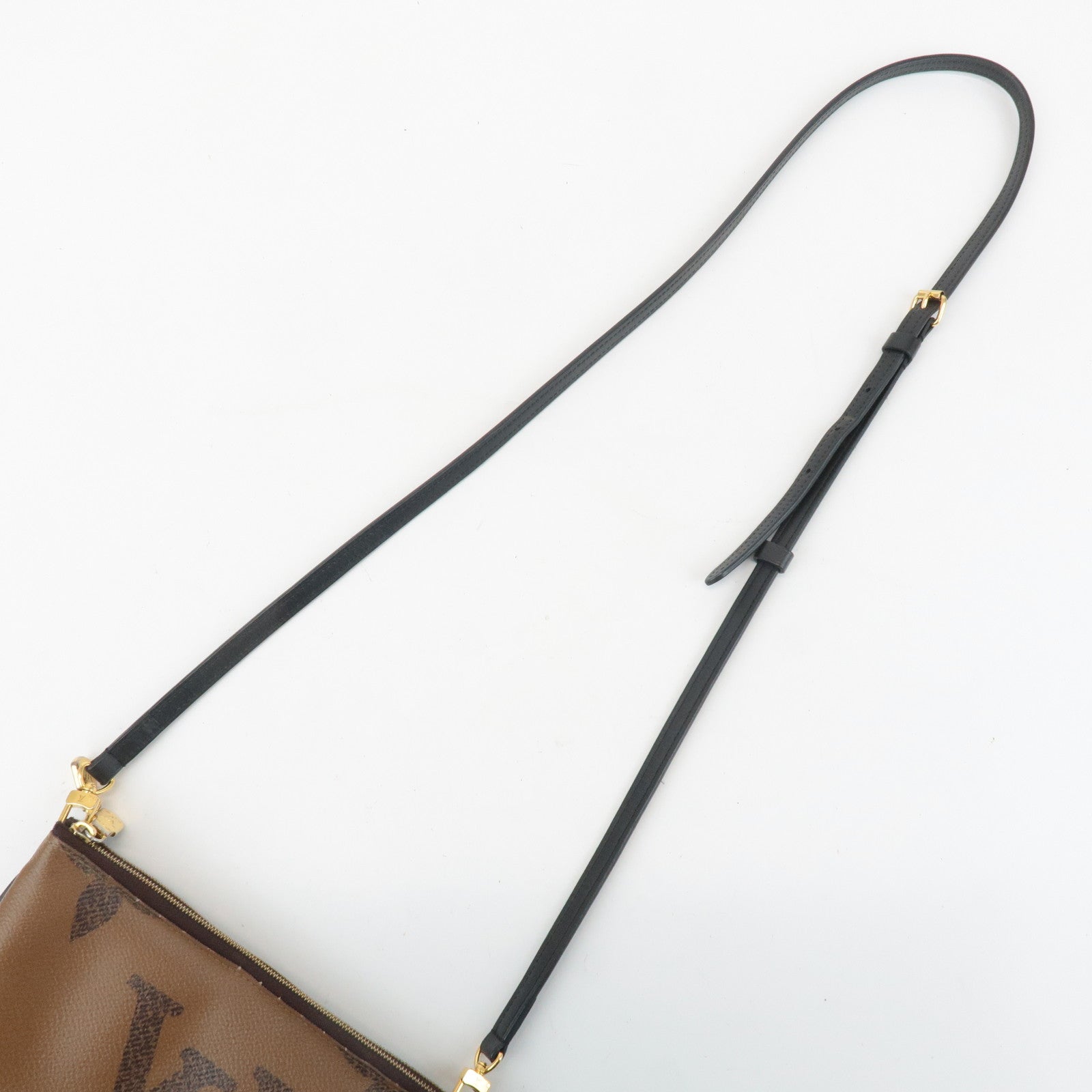 Louis Vuitton Monogram Reverse Pochette Double Zip Bag M69203 Used