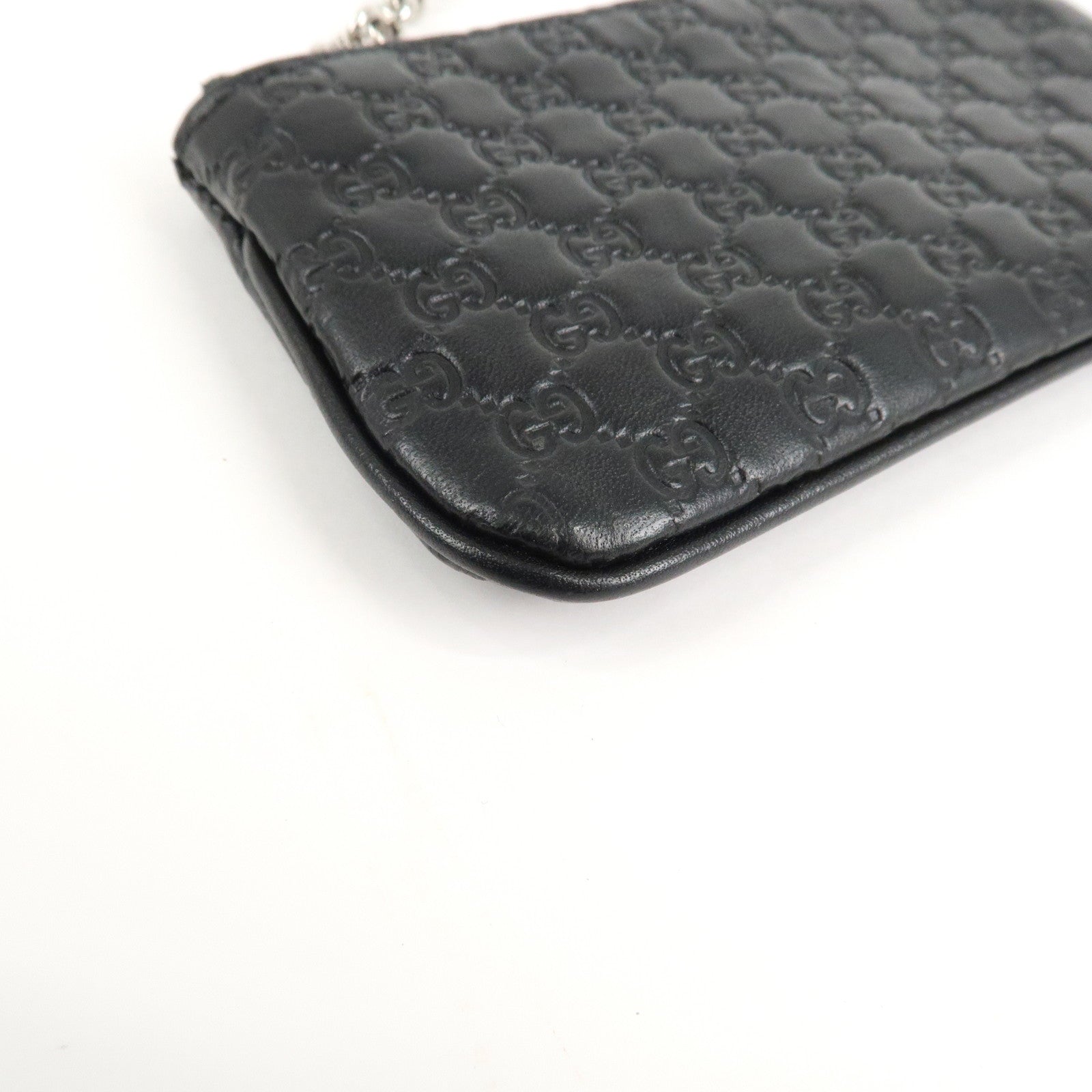 GUCCI Micro Guccisima Micro Guccisima Leather Coin Case 5444476