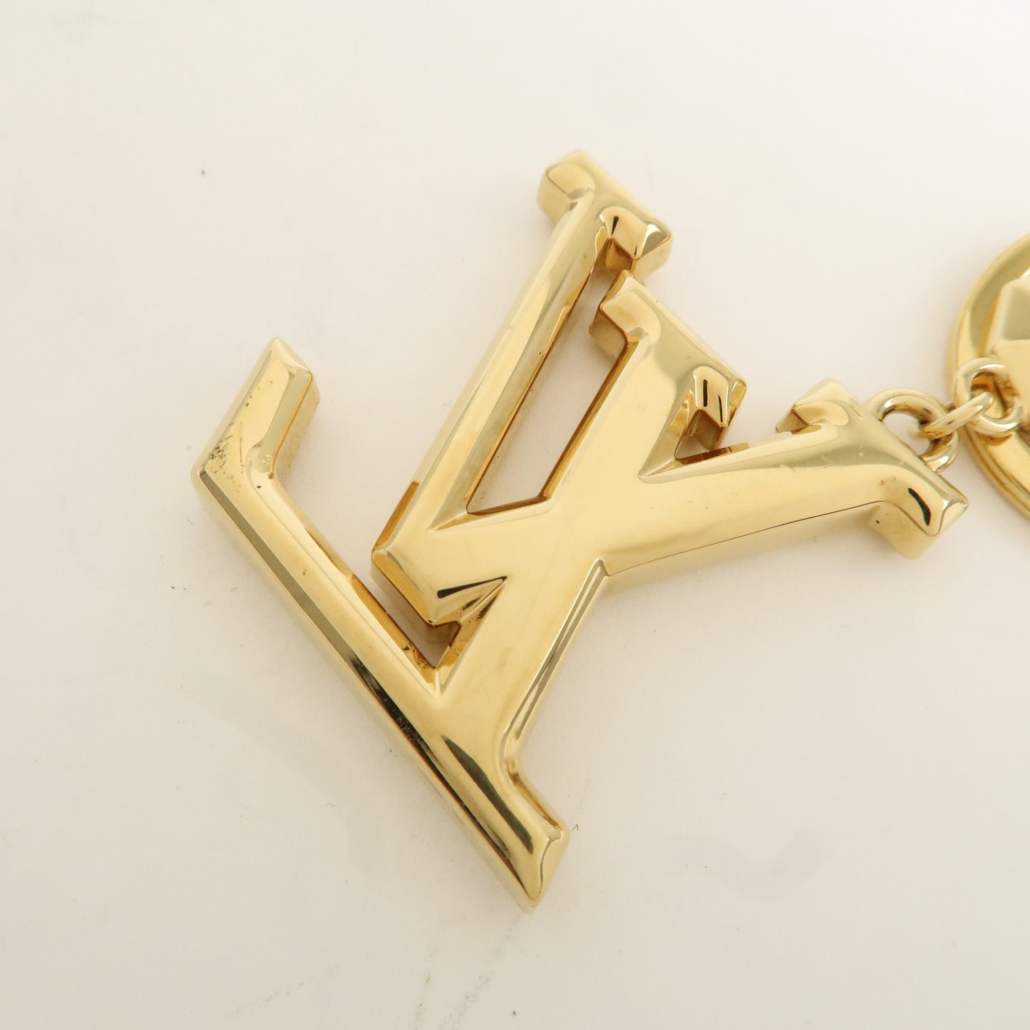 Louis Vuitton Porte Cles LV Facettes Bag Charm Gold M65216