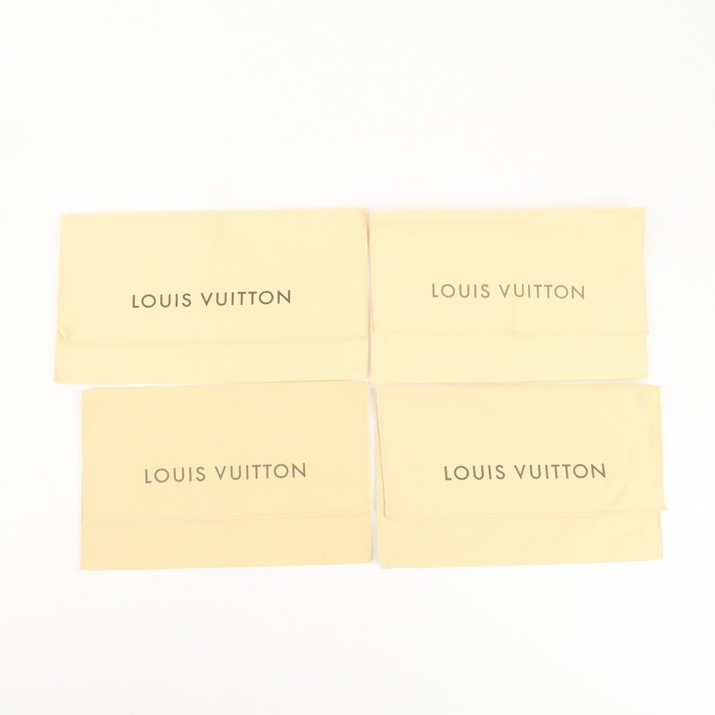 Louis Vuitton Set of 15 Storage Bag Dust Bag Flap Type Beige