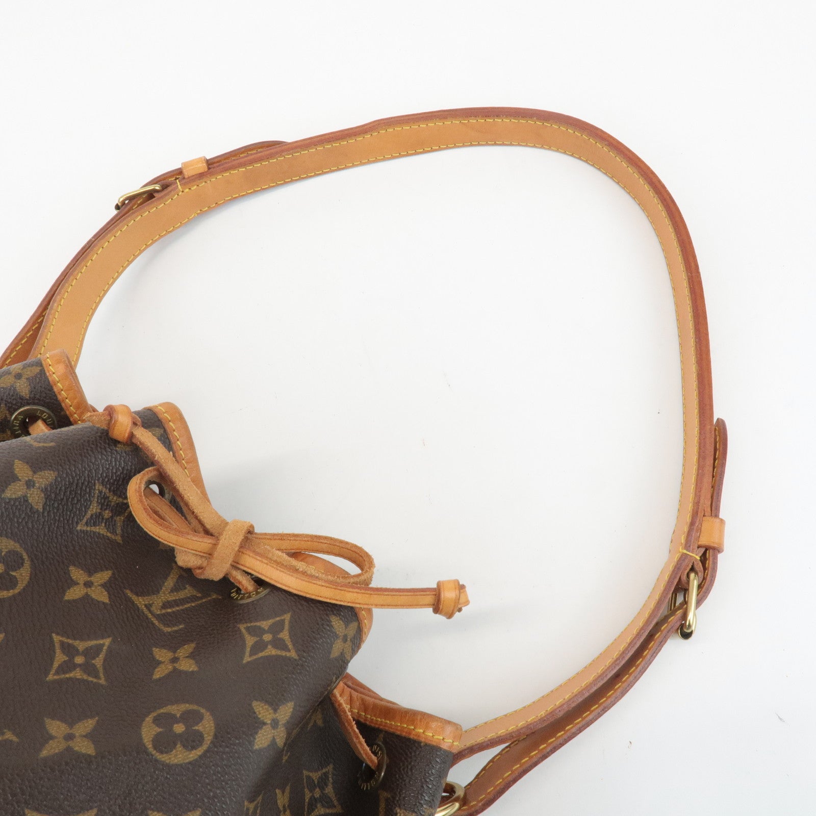Louis Vuitton Monogram Petit Noe Shoulder Bag Brown M42226 Used
