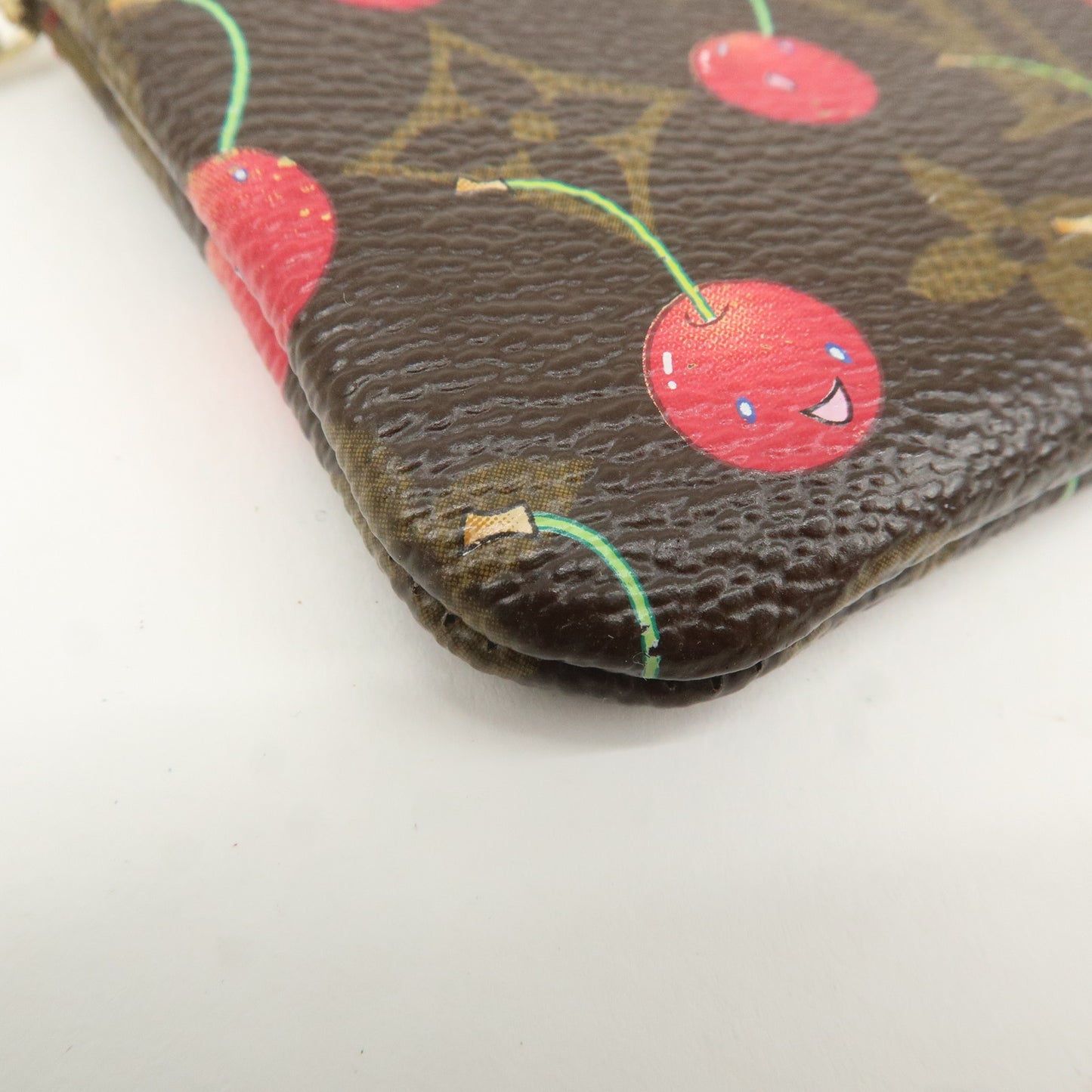 Louis Vuitton Murakami Cherry Pochette Cles Coin Case M95042