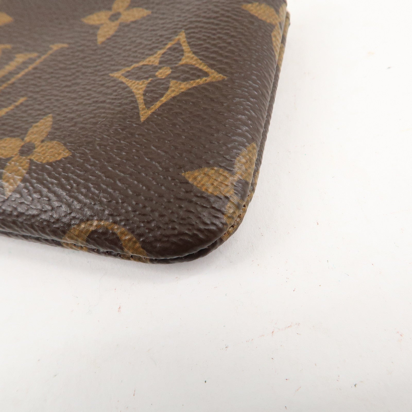 Louis Vuitton Monogram Pochette Cles Coin Case Key Case  M62650