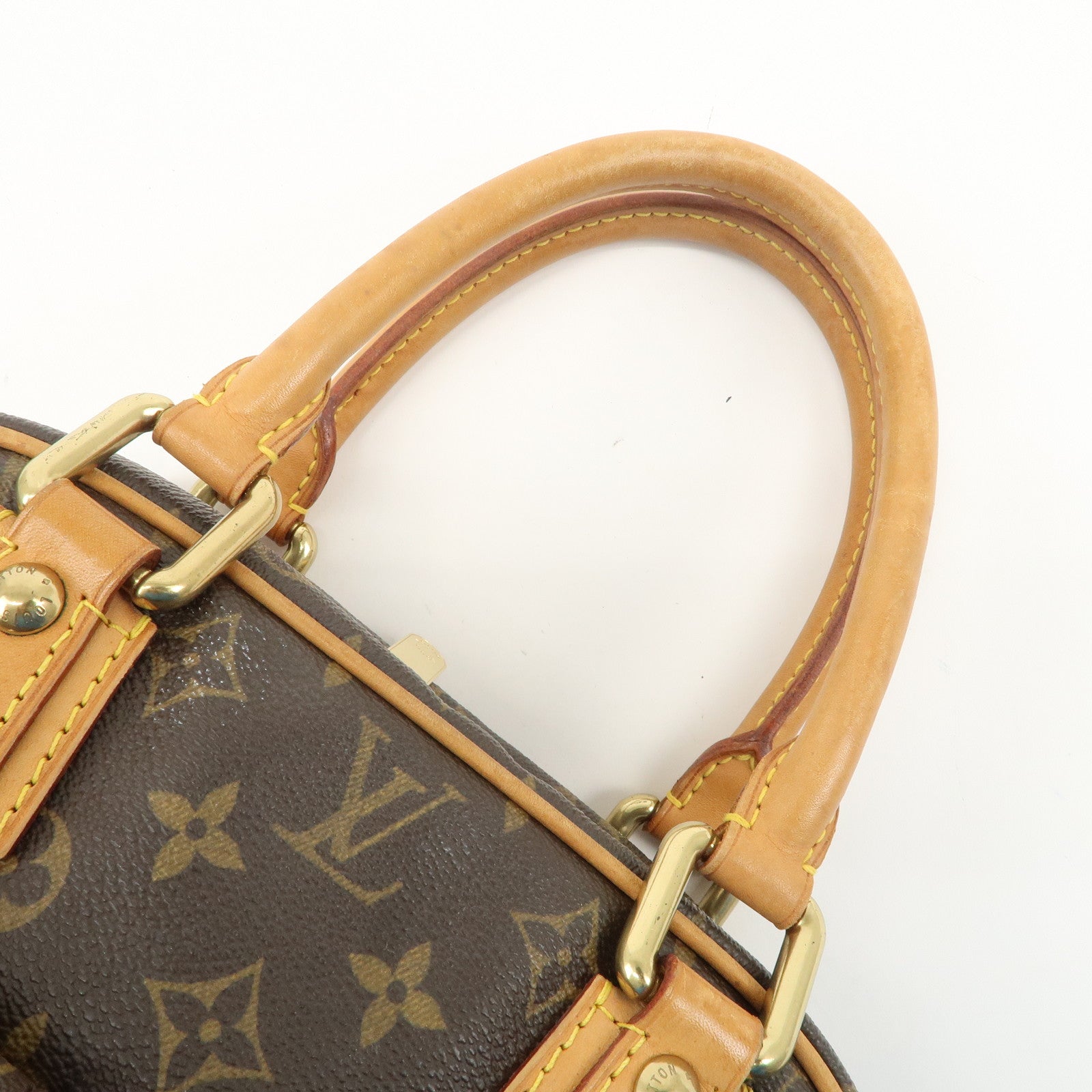 Louis Vuitton Monogram Manhattan PM Hand Bag M40026