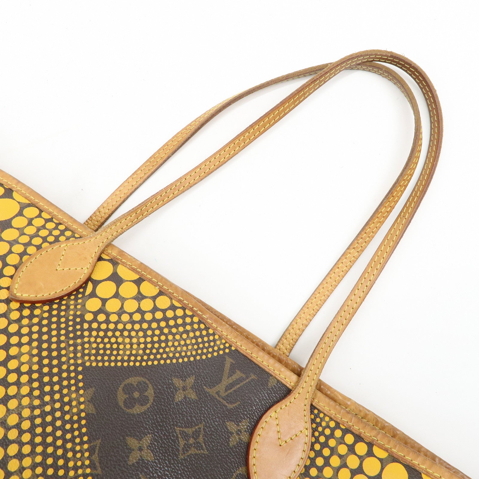 Louis Vuitton Yellow Pumpkin Dots Yayoi Kusama Neverfull MM M40685