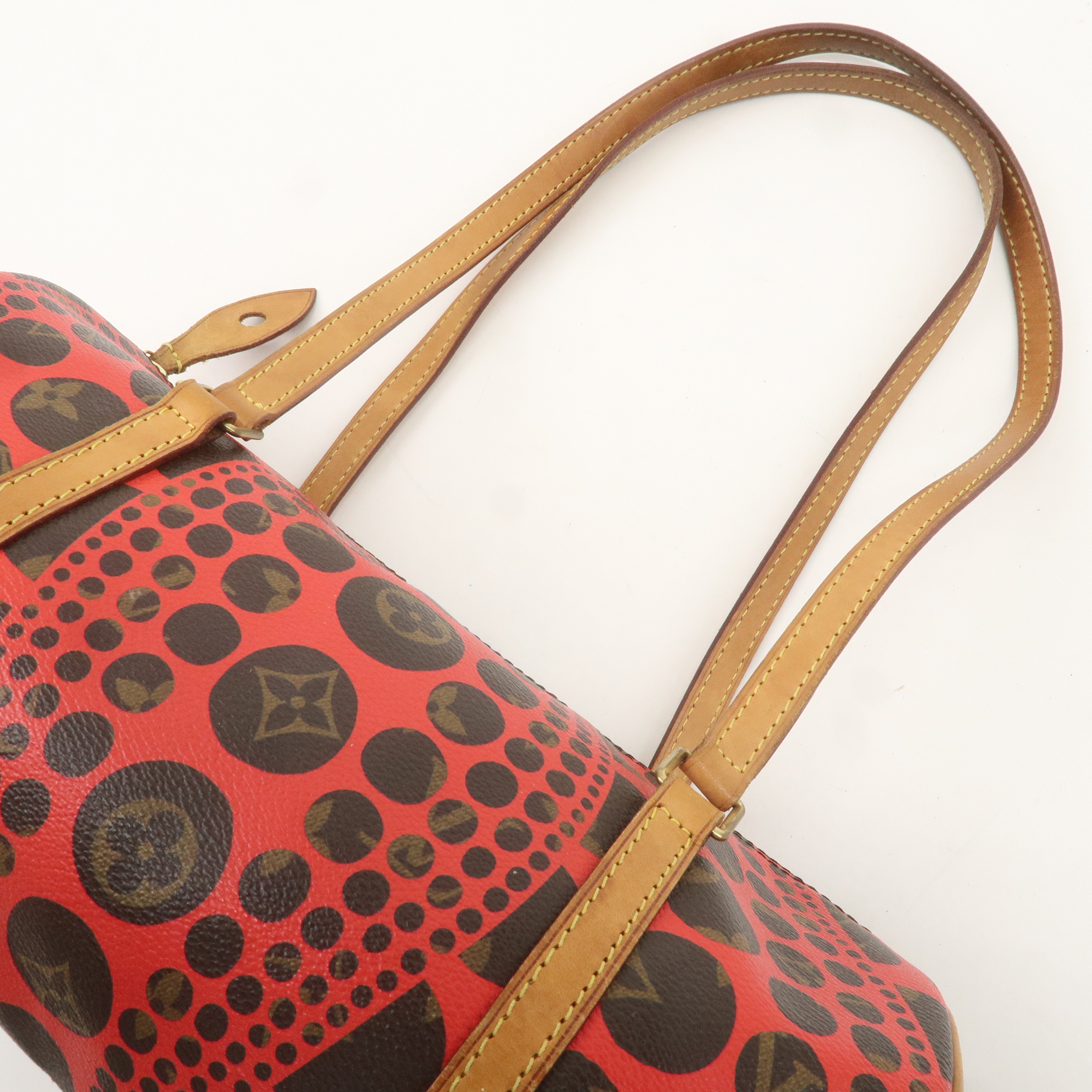 Louis Vuitton Pumpkin Dots Yayoi Kusama Papillon 30 Bag M40689