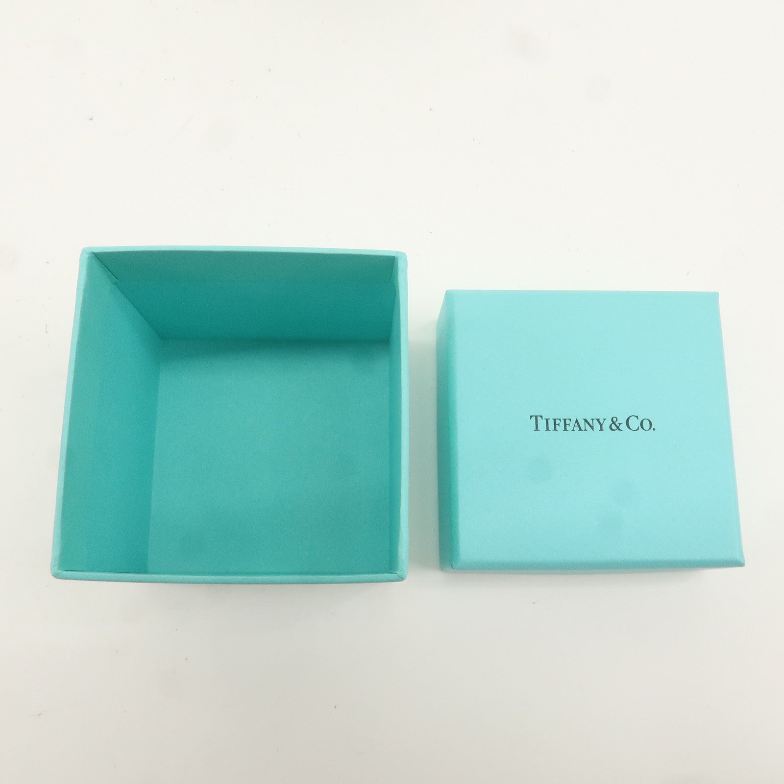 Tiffany&Co. Set of 2 Jewelry Box For Pair Rings Tiffany Blue