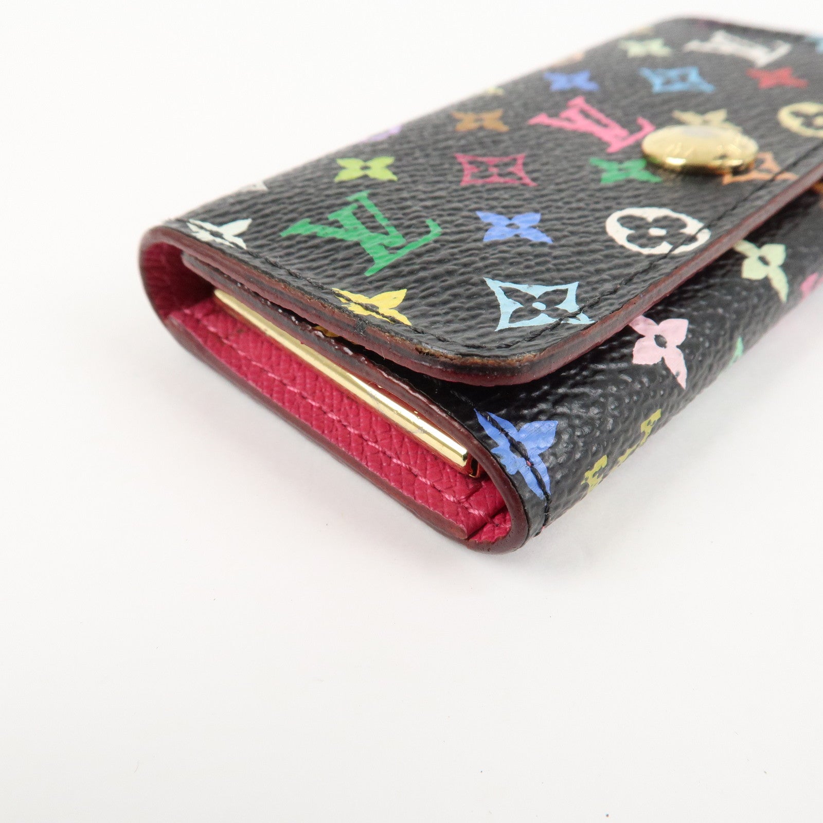 Louis Vuitton Monogram Multicolor Multicles 4 Key Case Noir M93732 Used