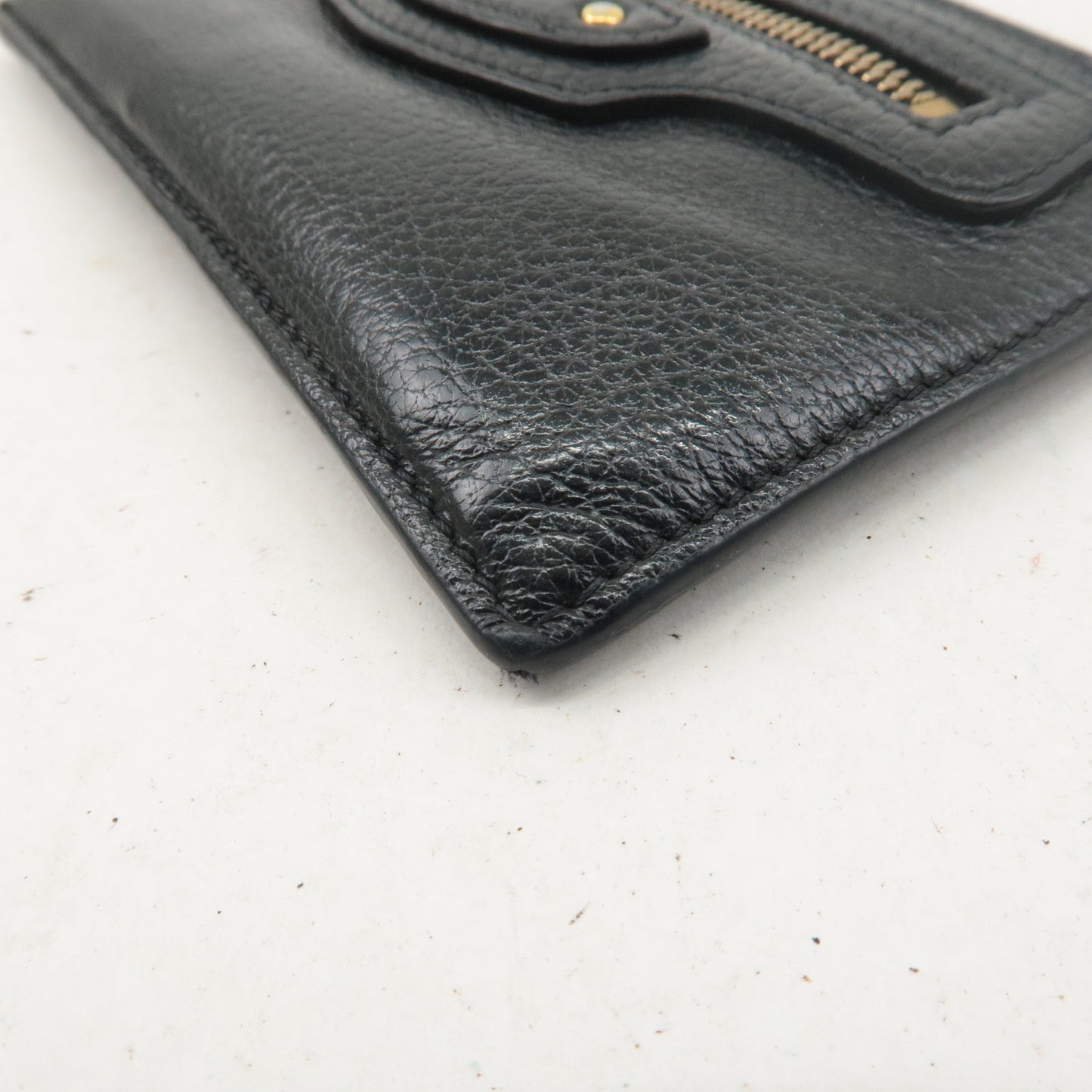 BALENCIAGA Leather Neo Classic Fragment Case Coin Case