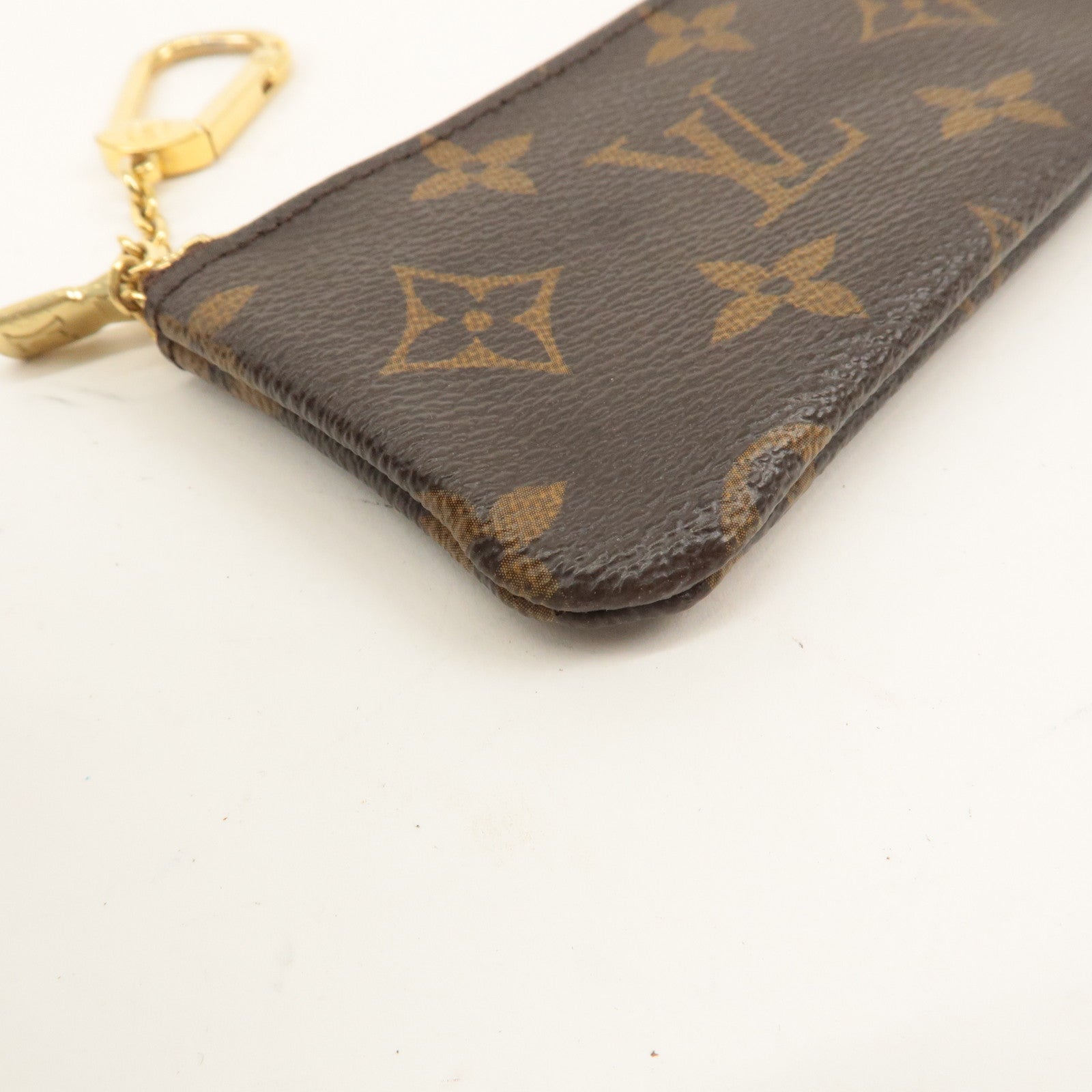 Louis Vuitton Monogram Pochette Cles Coin Case Key Case M62650