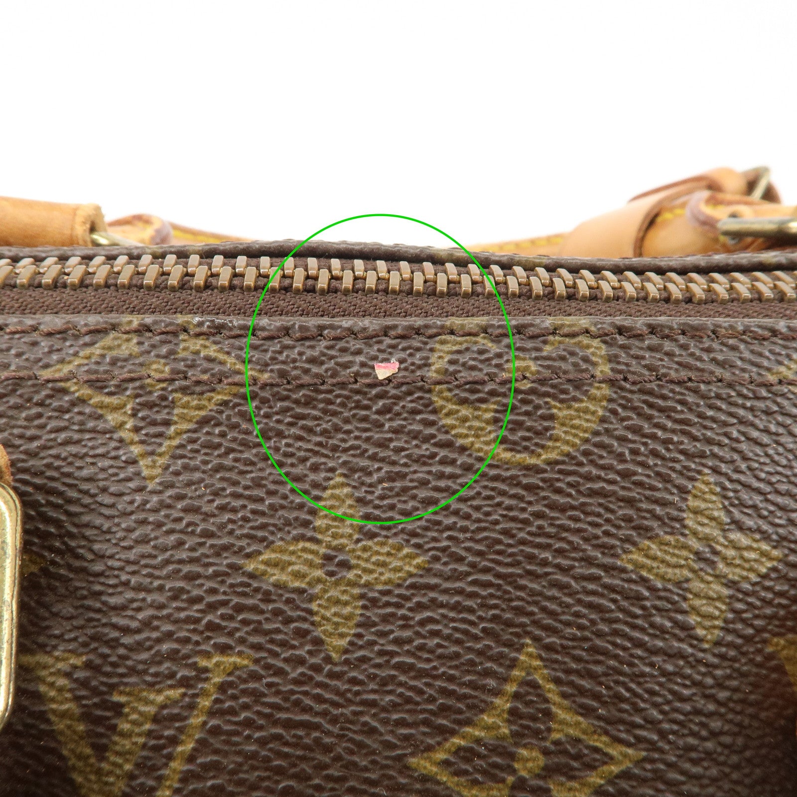 Louis Vuitton Monogram Keep All 50 Boston Bag Brown M41426 Used