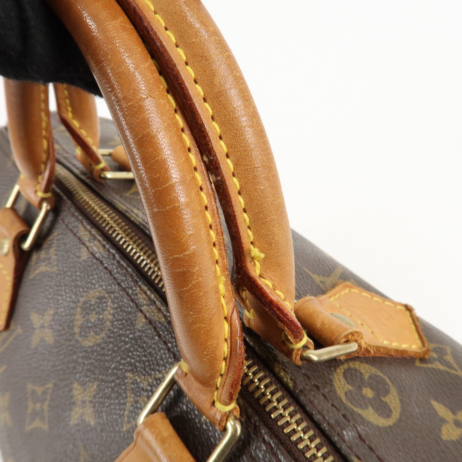 Louis Vuitton Monogram Speedy 30 Hand Bag Boston Bag M41526 Used