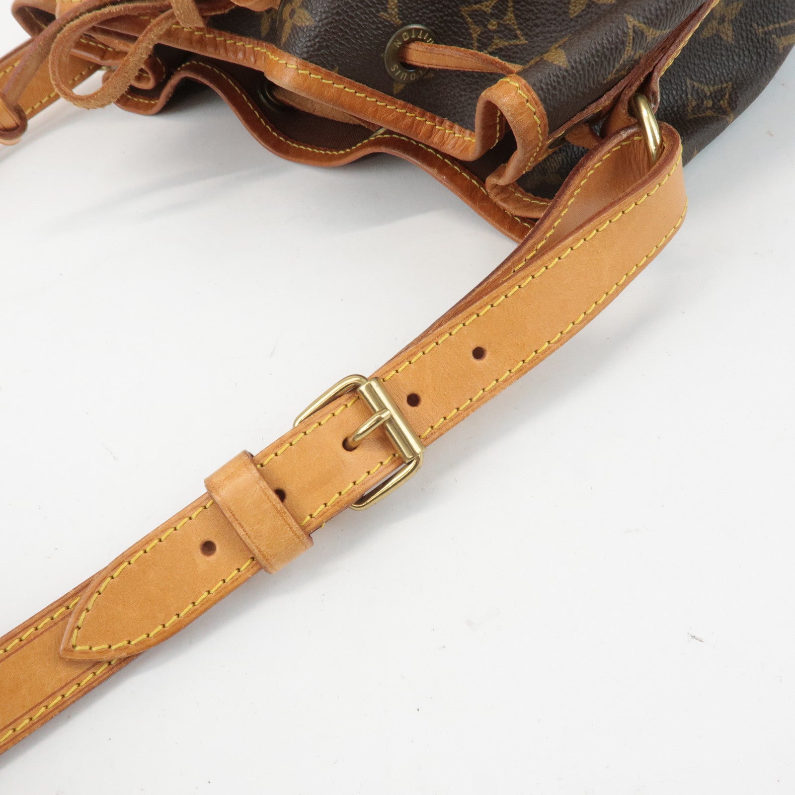 Louis Vuitton Monogram Petit Noe Shoulder Bag Brown M42226 Used