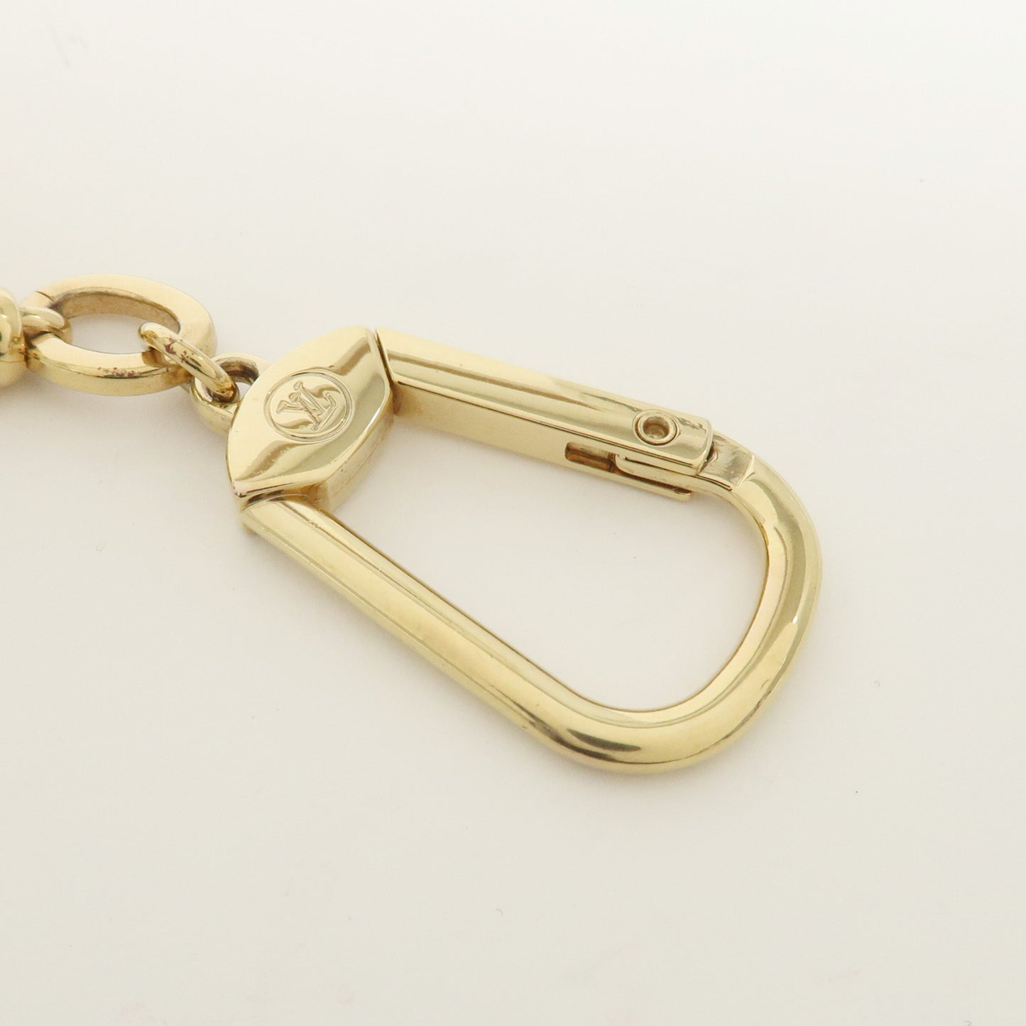 Louis Vuitton Porte Cles Ice Ball Key Charm Clear Rose M66779