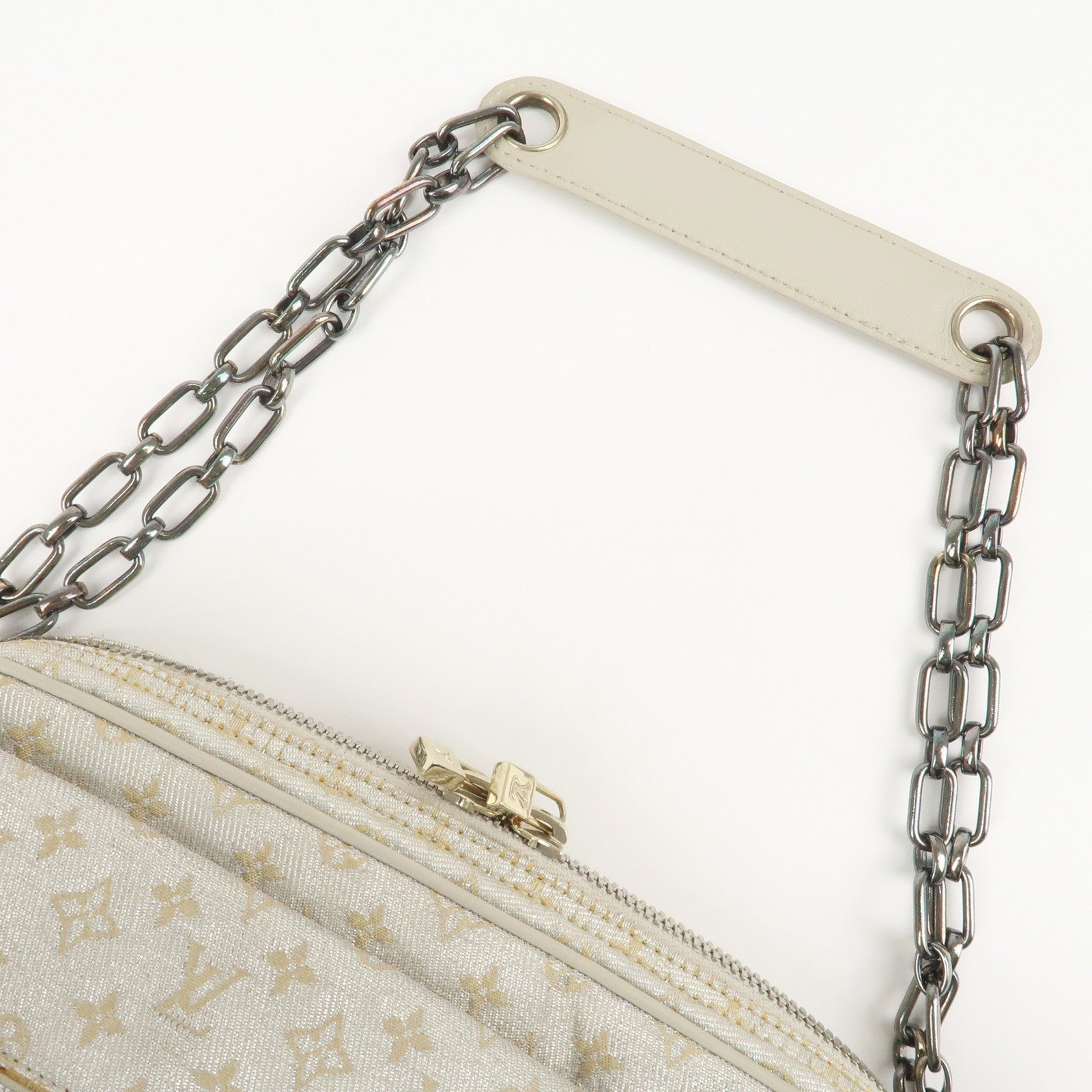 Louis Vuitton Monogram Shine Mackenna Chain Shoulder Bag M92362 Used