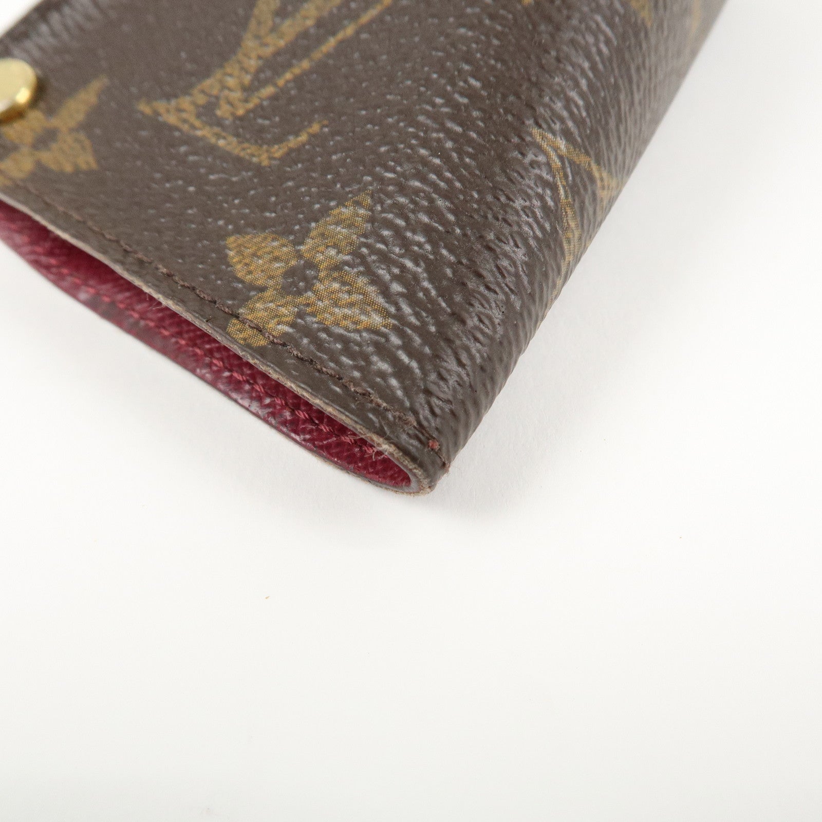 Louis Vuitton Monogram Multicles Berlingo Key Case Fuchsia M61475 Used