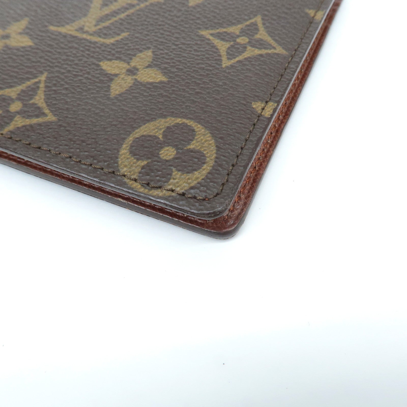 Louis Vuitton Monogram Porte Billets Carte Credit Brown M60879 Used