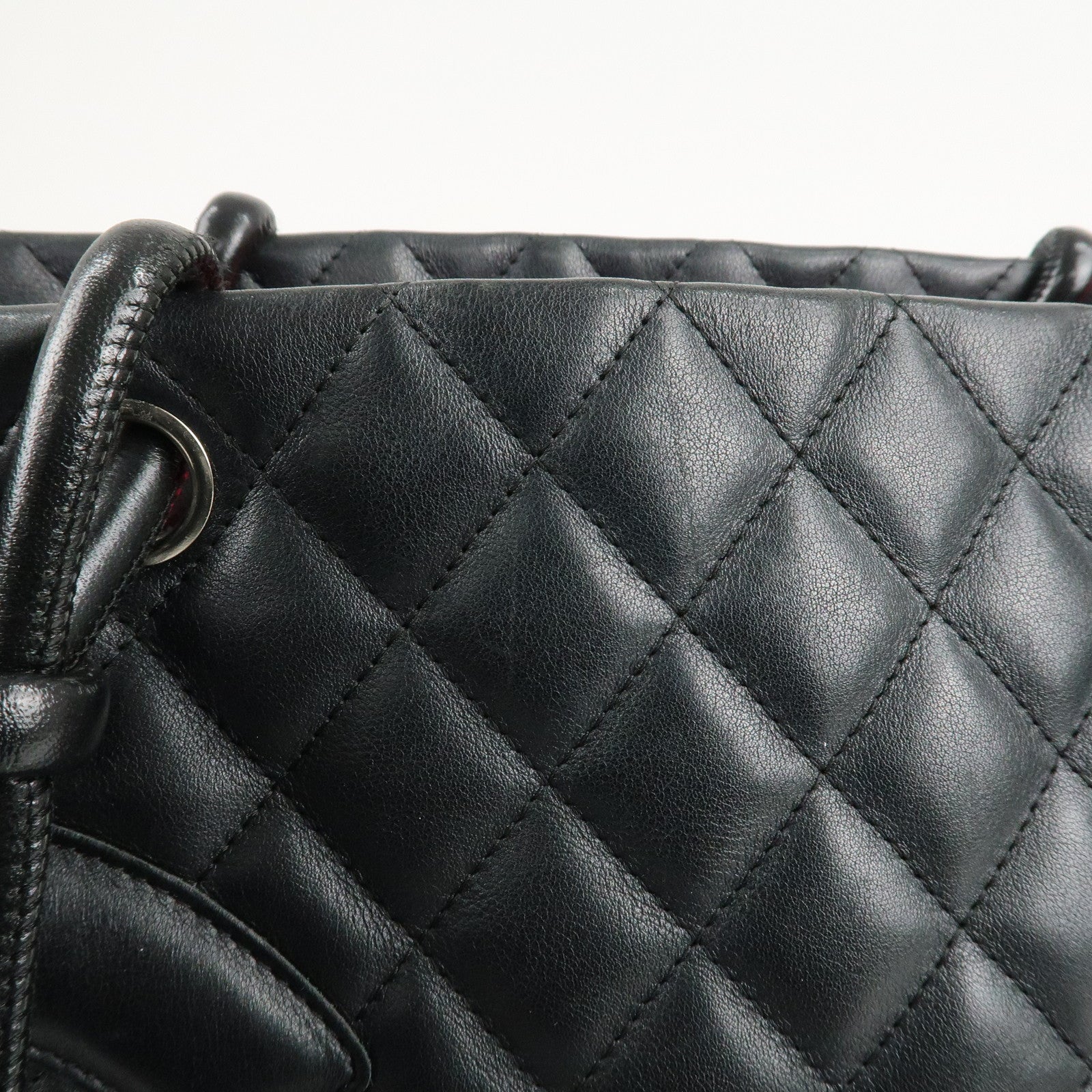 CHANEL COCO Mark Cambon Line Lambskin Large Tote Bag A25169 Used