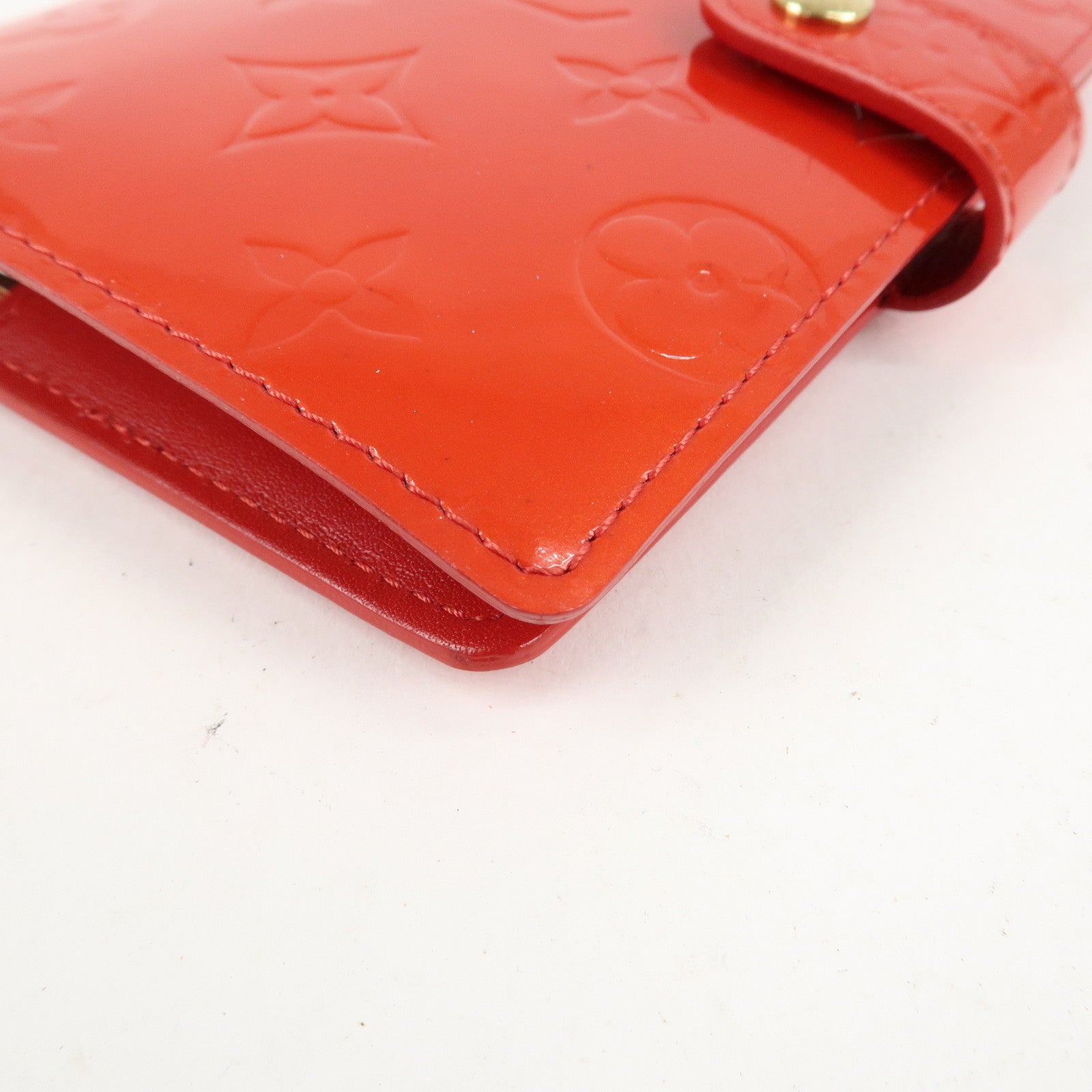 Louis Vuitton Monogram Vernis Agenda PM Planner Cover R21003 Used
