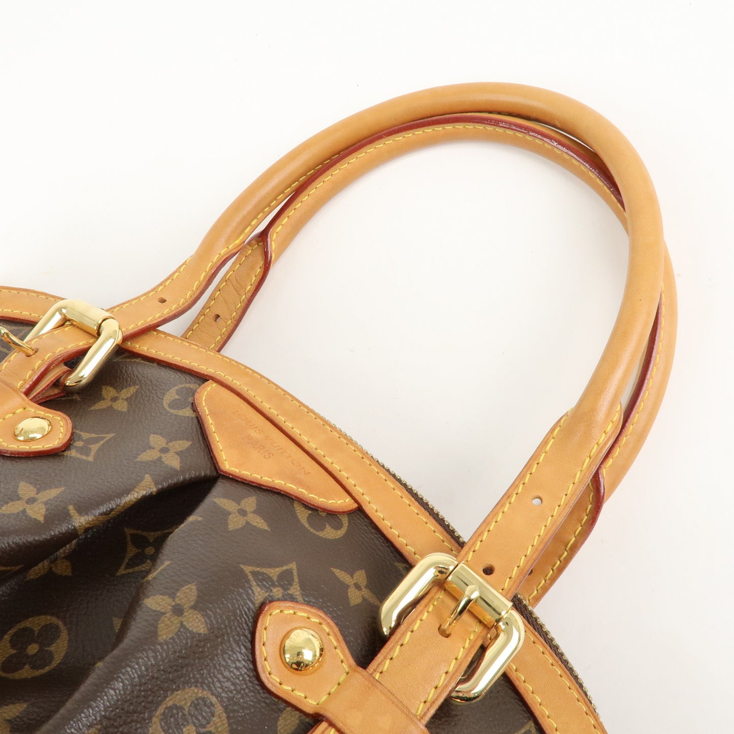 Louis Vuitton Monogram Tivoli GM Shoulder Bag Brown  M40144