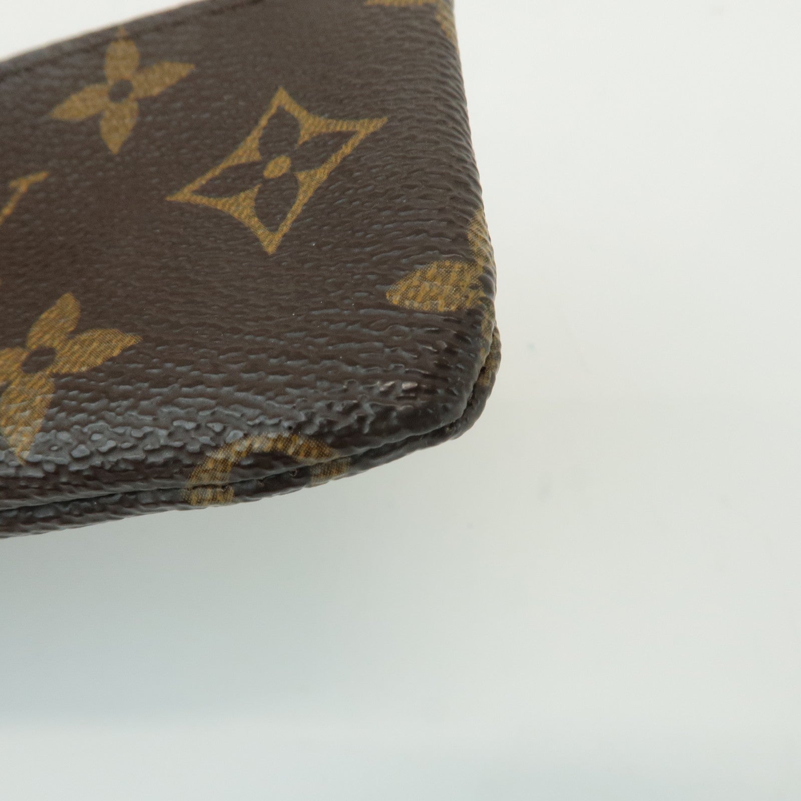 Louis Vuitton Monogram Pochette Cles Coin Case Key Case  M62650