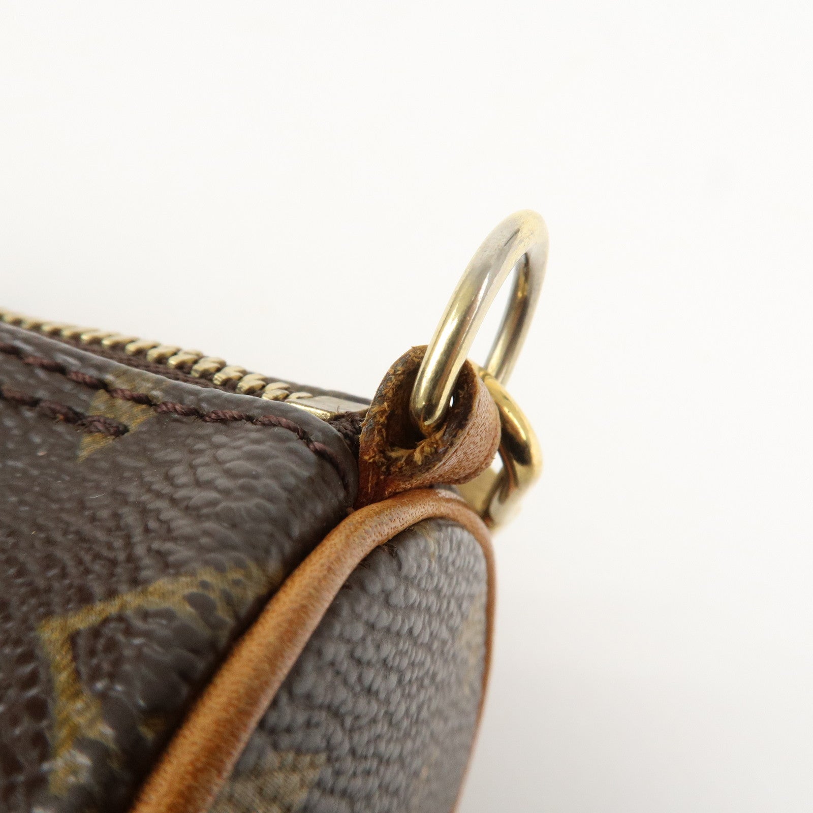 Louis Vuitton Monogram Set of 2 Pouch for Papillon Bag Brown Used