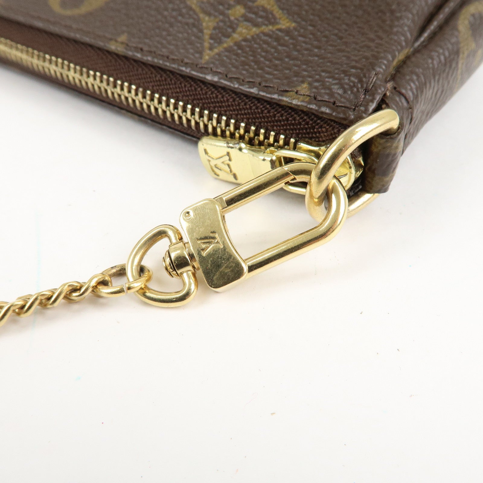 Louis Vuitton Monogram Mini Pochette Accessoires Pouch M58009