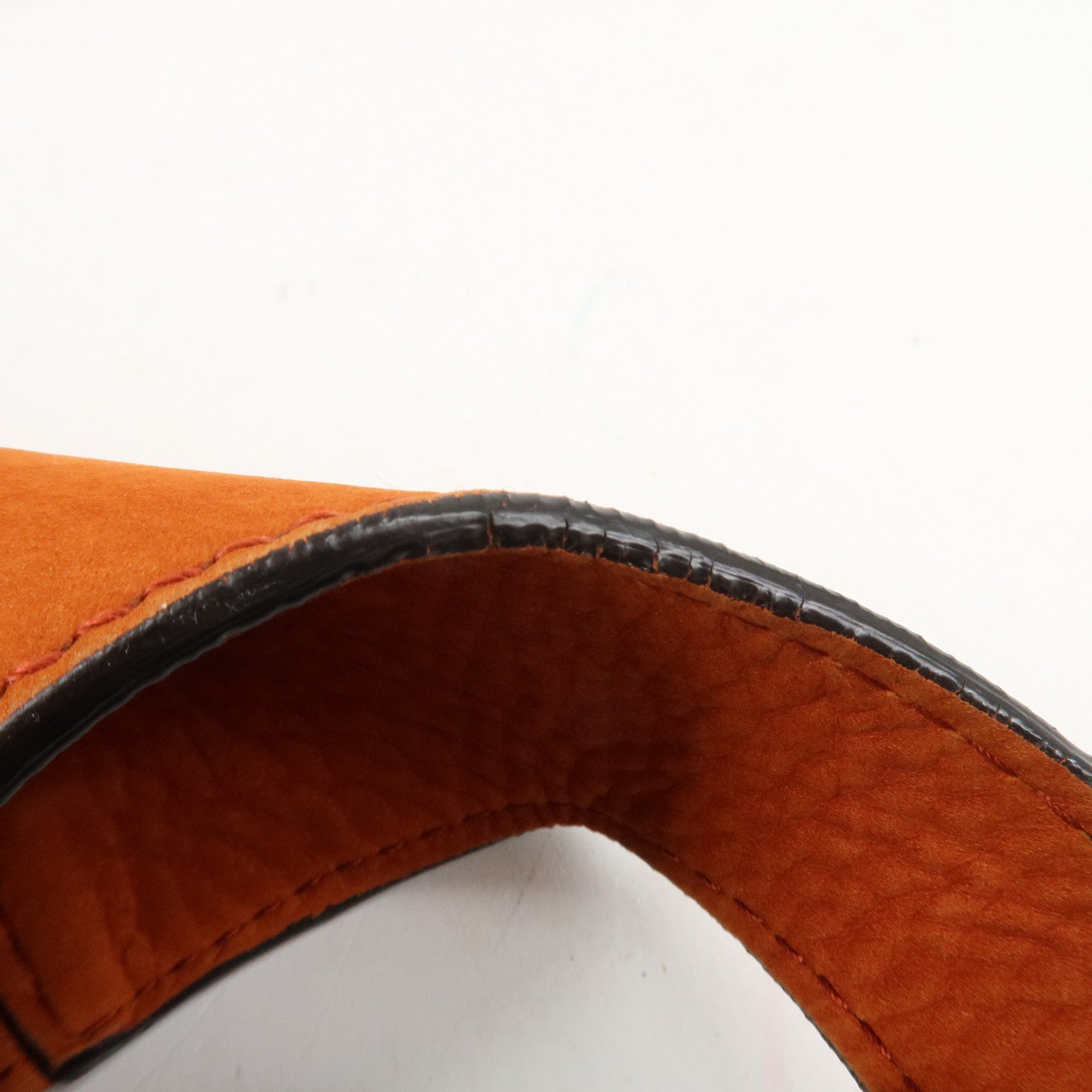 GUCCI New Jackie Suede Shoulder Bag  Orange 277520 Used