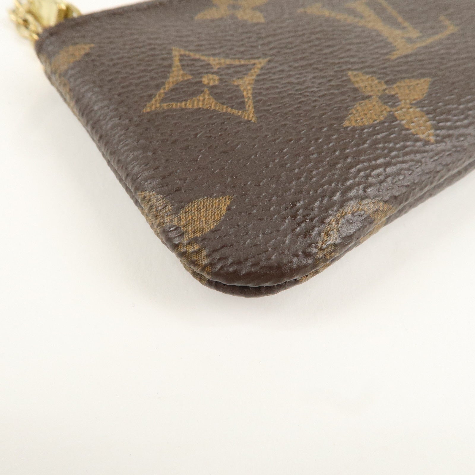 Louis Vuitton Monogram Pochette Cles Coin Case Key Case  M62650