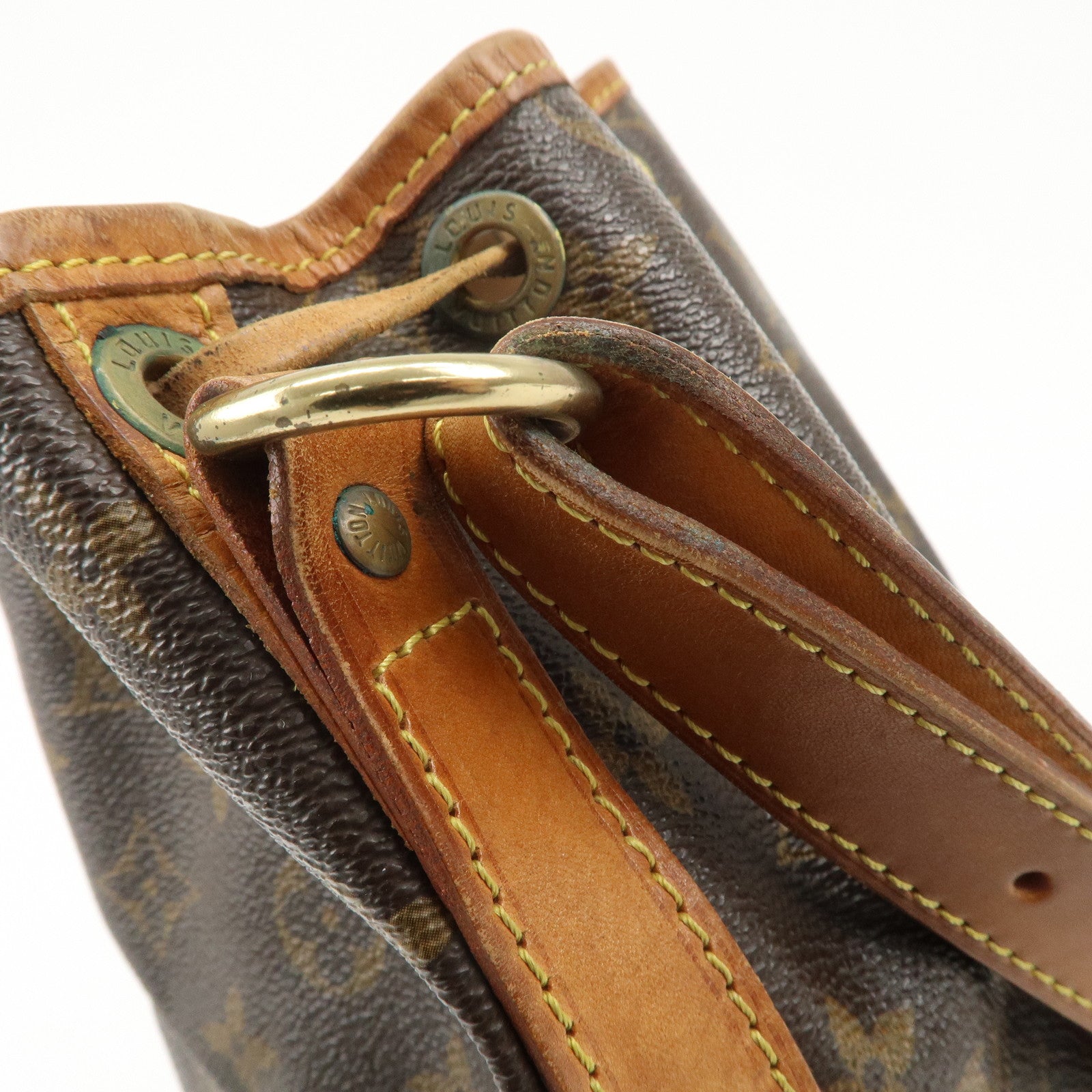 Louis Vuitton Monogram Noe Shoulder Bag Hand Bag Brown M42224 Used