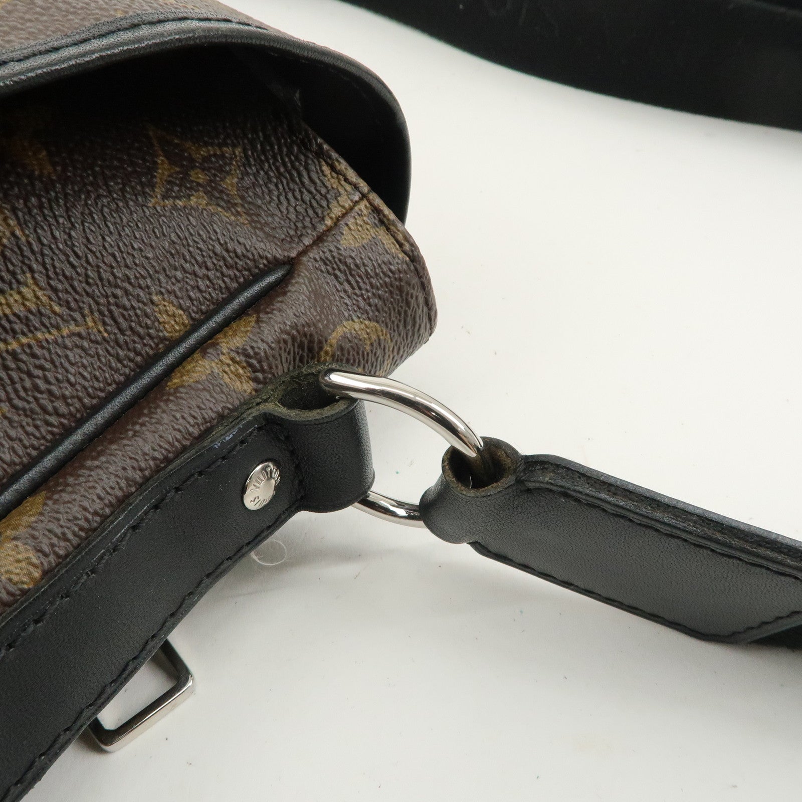 Louis Vuitton Monogram Macassar Bass MM Shoulder Bag M56715