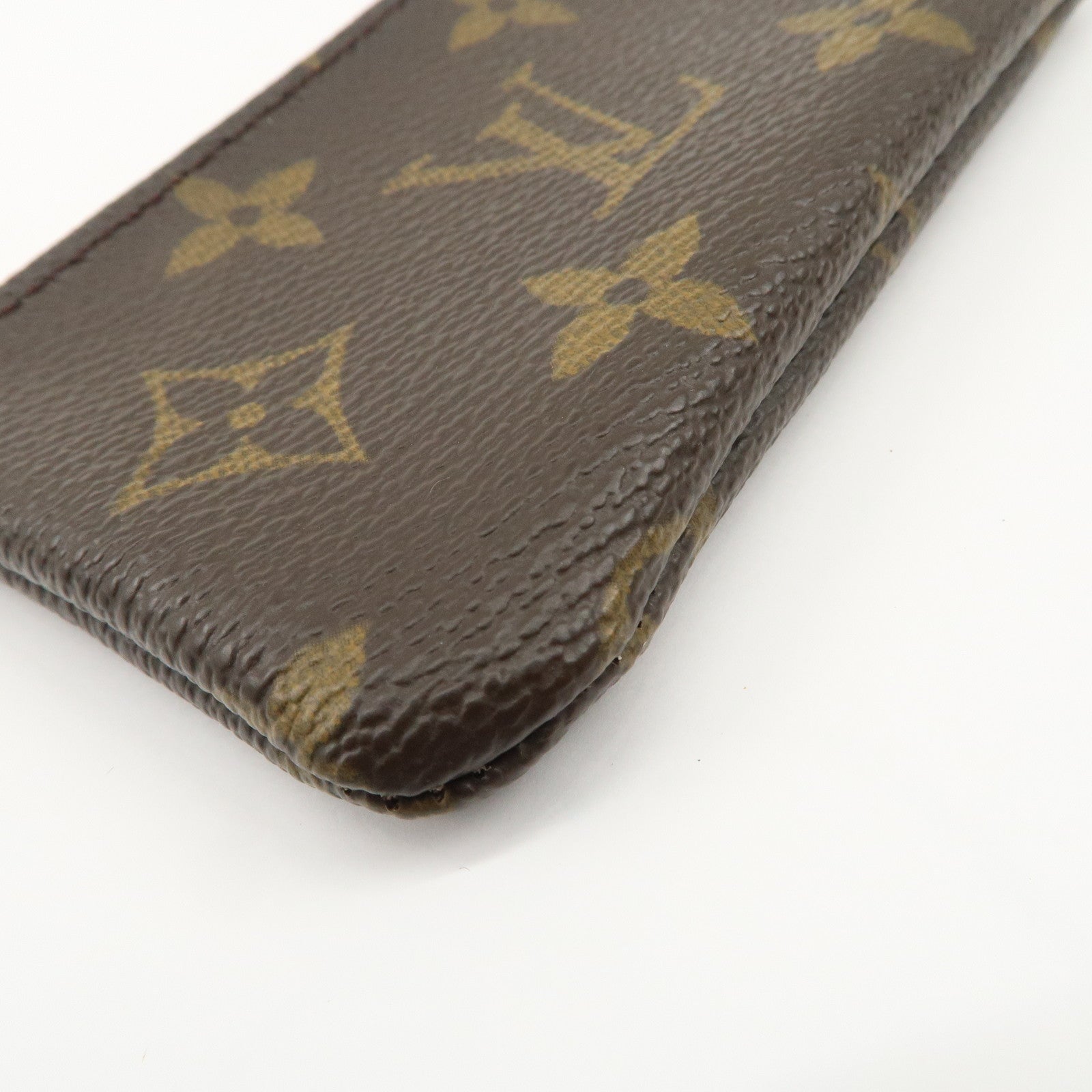Louis Vuitton Monogram Pochette Cles Coin Case Key Case  M62650 Used