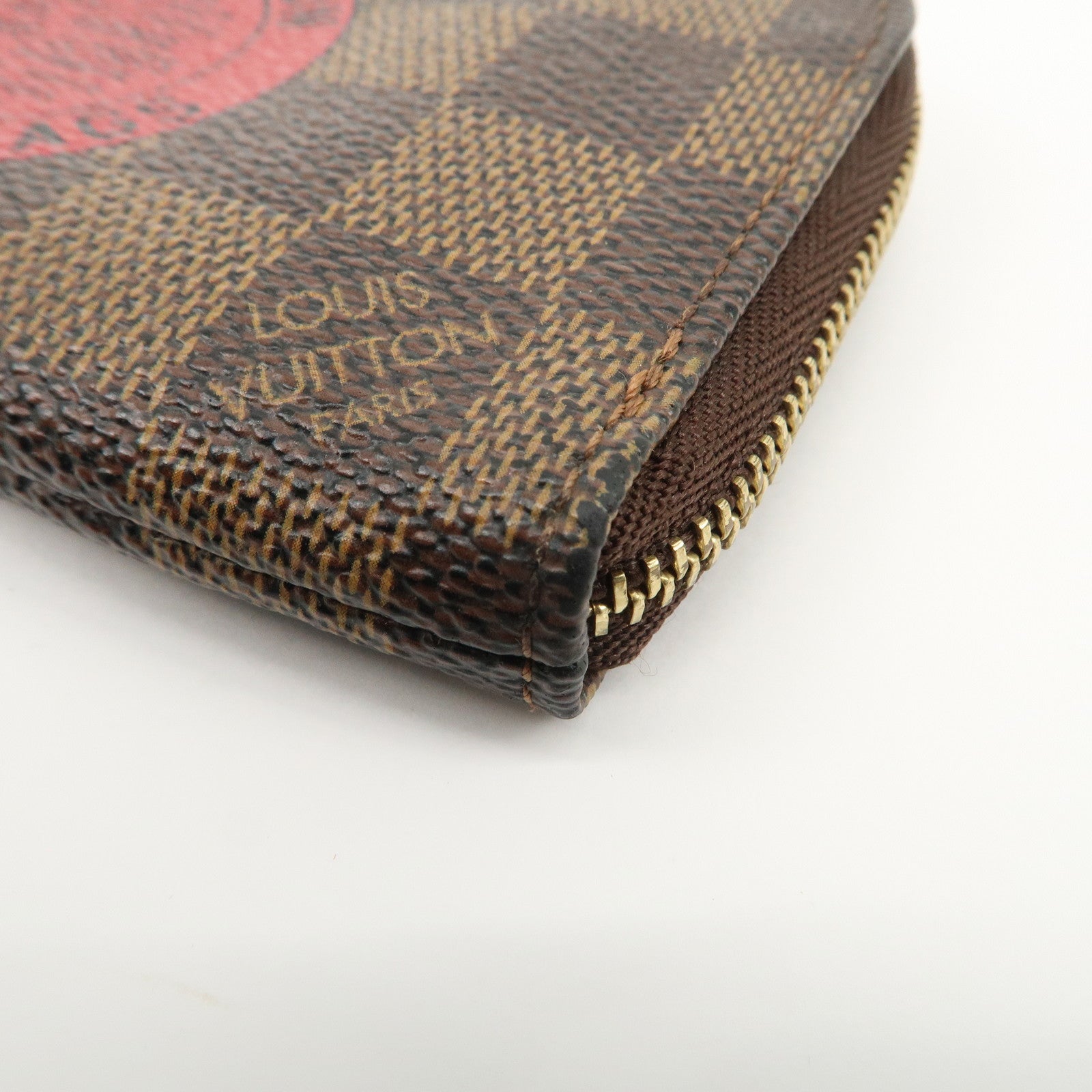 Louis Vuitton Damier T&B Pochette Cles Complice Coin Case N61742