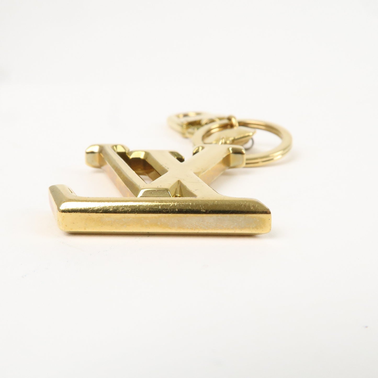 Louis Vuitton Porte Cles LV Facettes Bag Charm Gold M65216