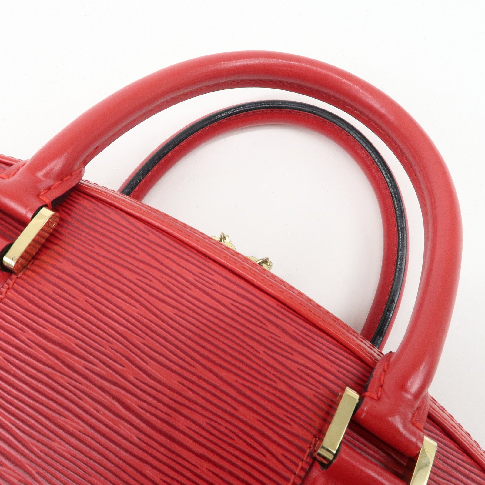 Louis Vuitton Epi Jasmine Hand Bag Castilian Red M52087