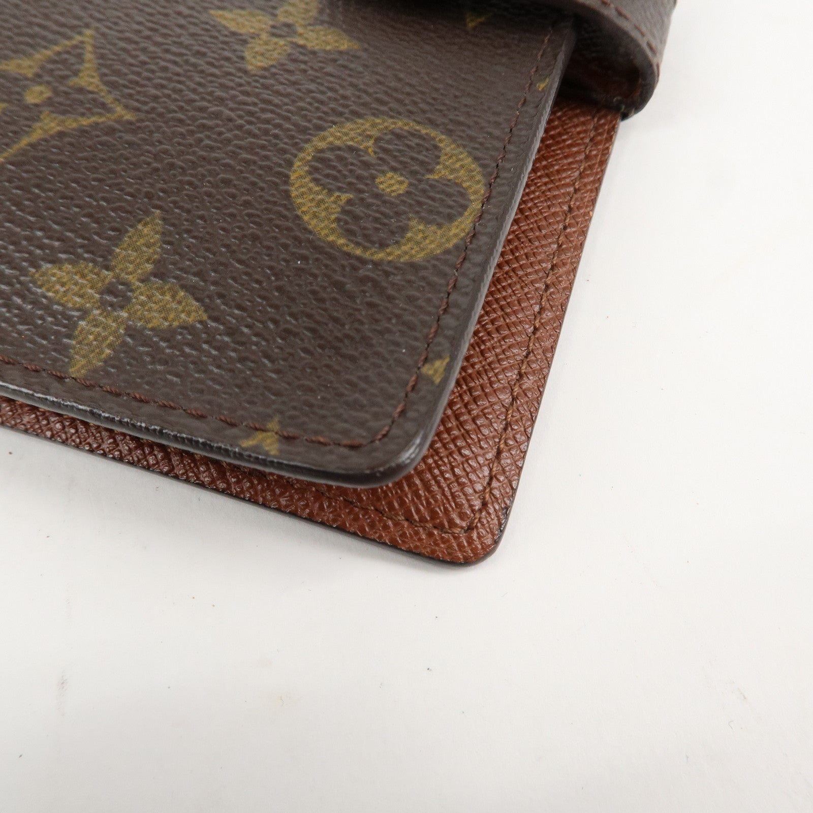 Louis Vuitton Monogram Agenda PM Planner Cover Brown R20005 Used