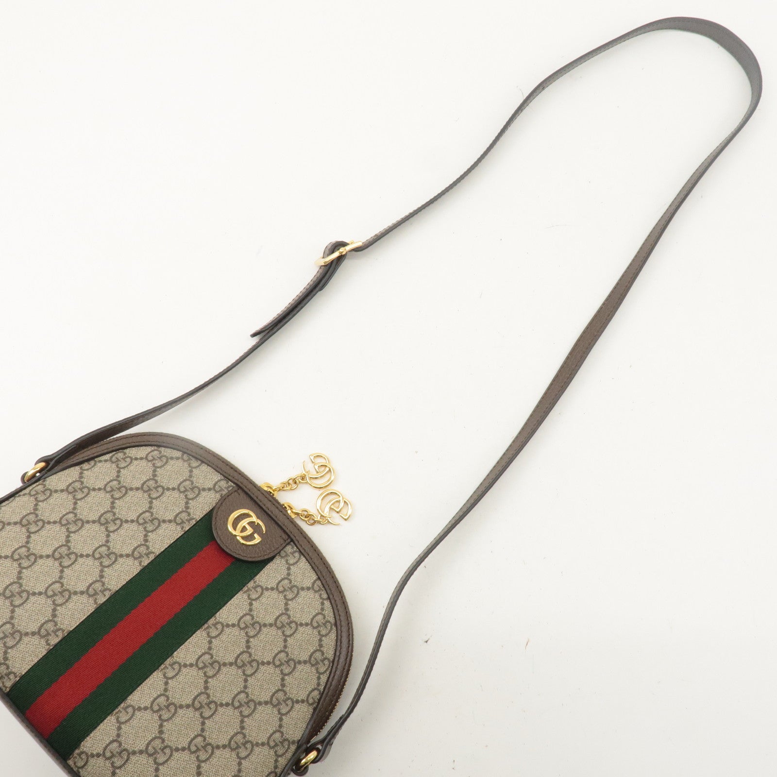 GUCCI Ophidia GG Supreme Leather Shoulder Bag 499621