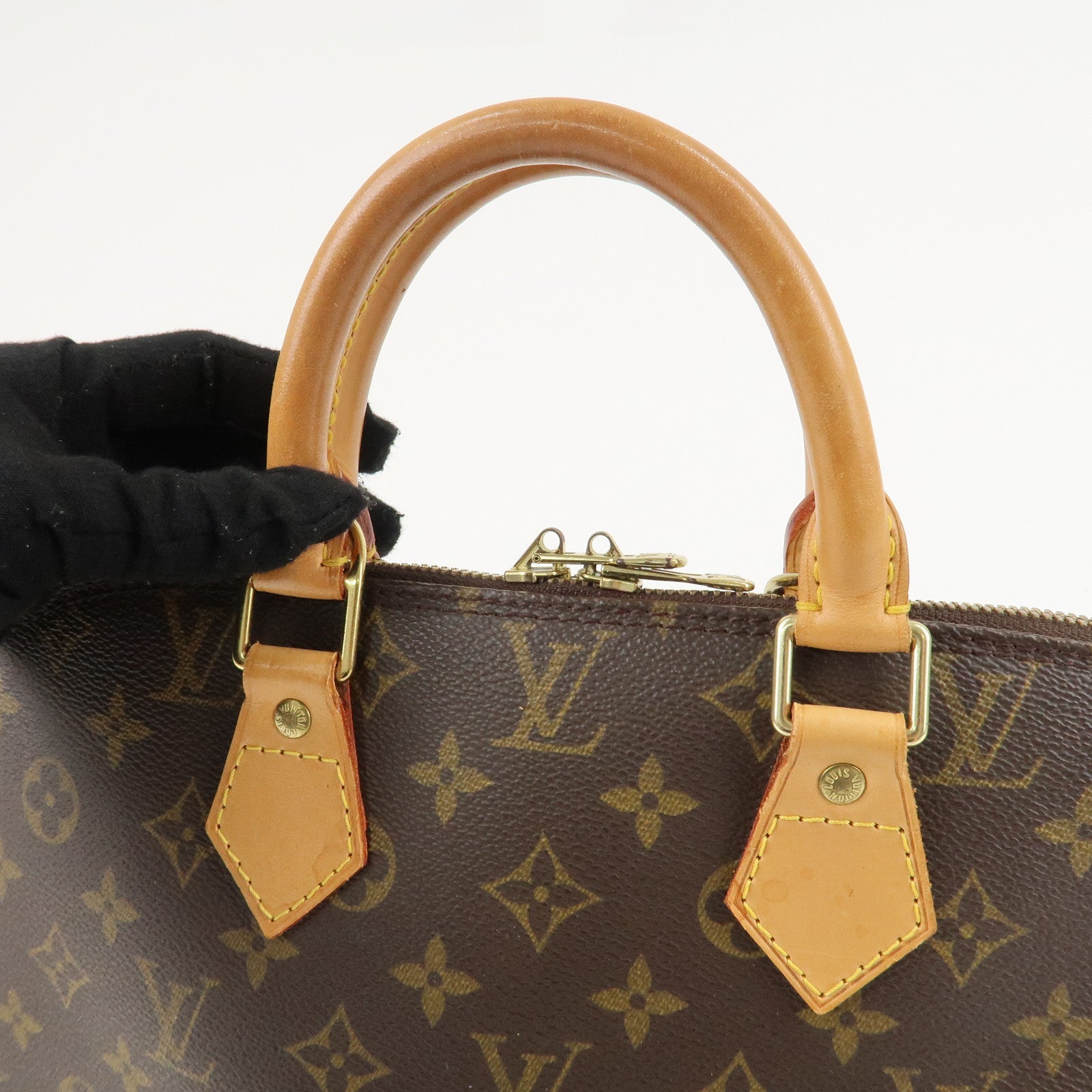 Louis Vuitton Monogram Alma Hand Bag Brown M51130