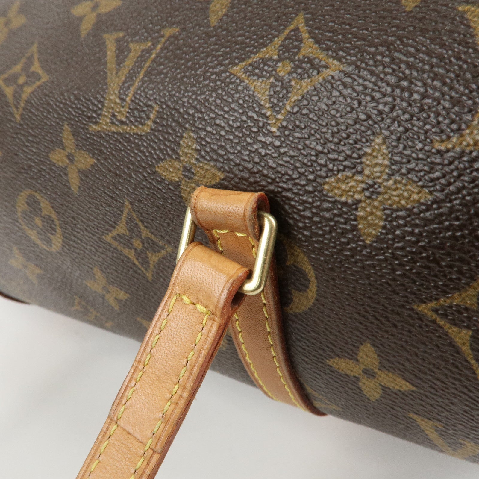 Louis Vuitton Monogram Papillon 26 Hand Bag Brown M51386 Used