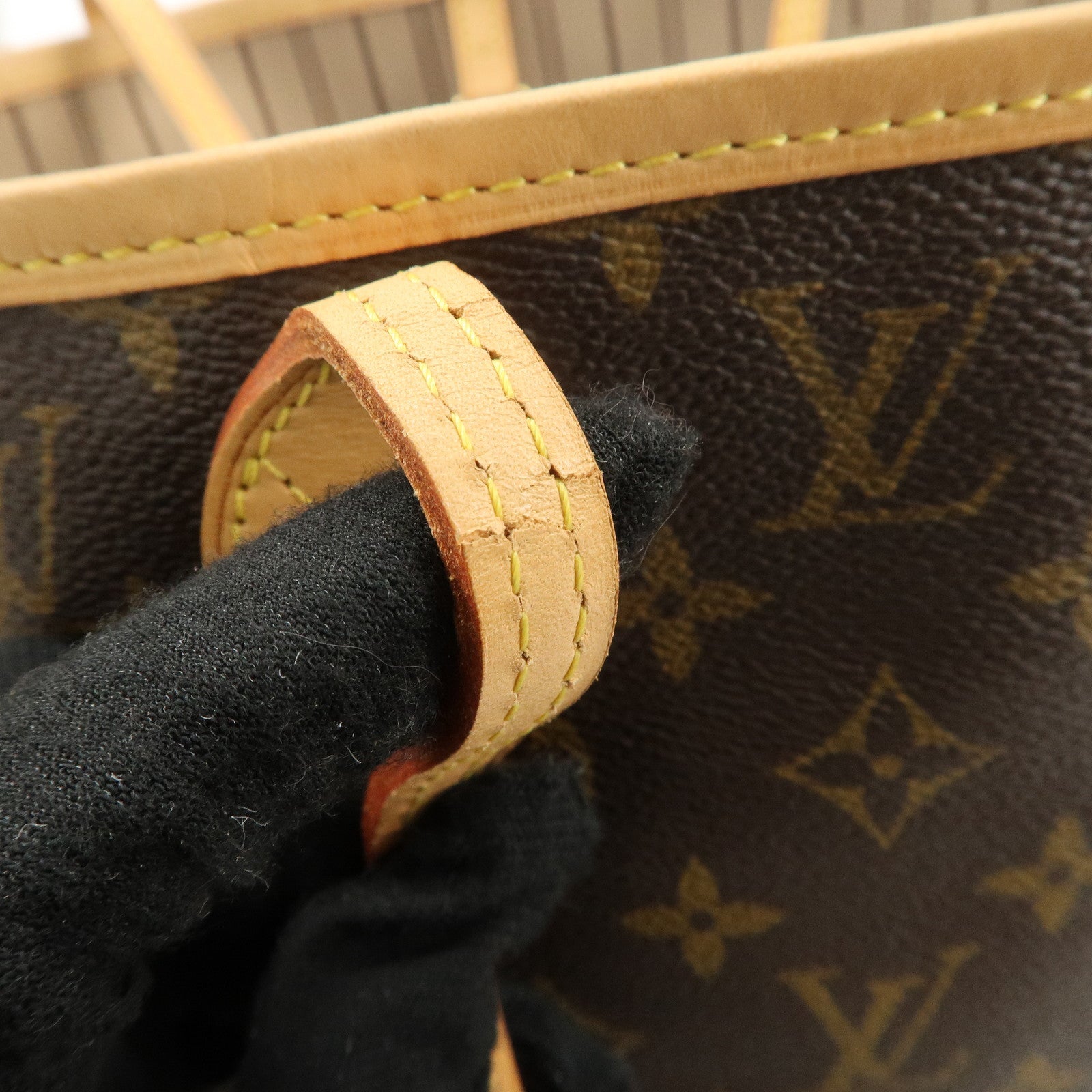 Louis Vuitton Monogram Neverfull MM Tote Bag Brown M40156 Used