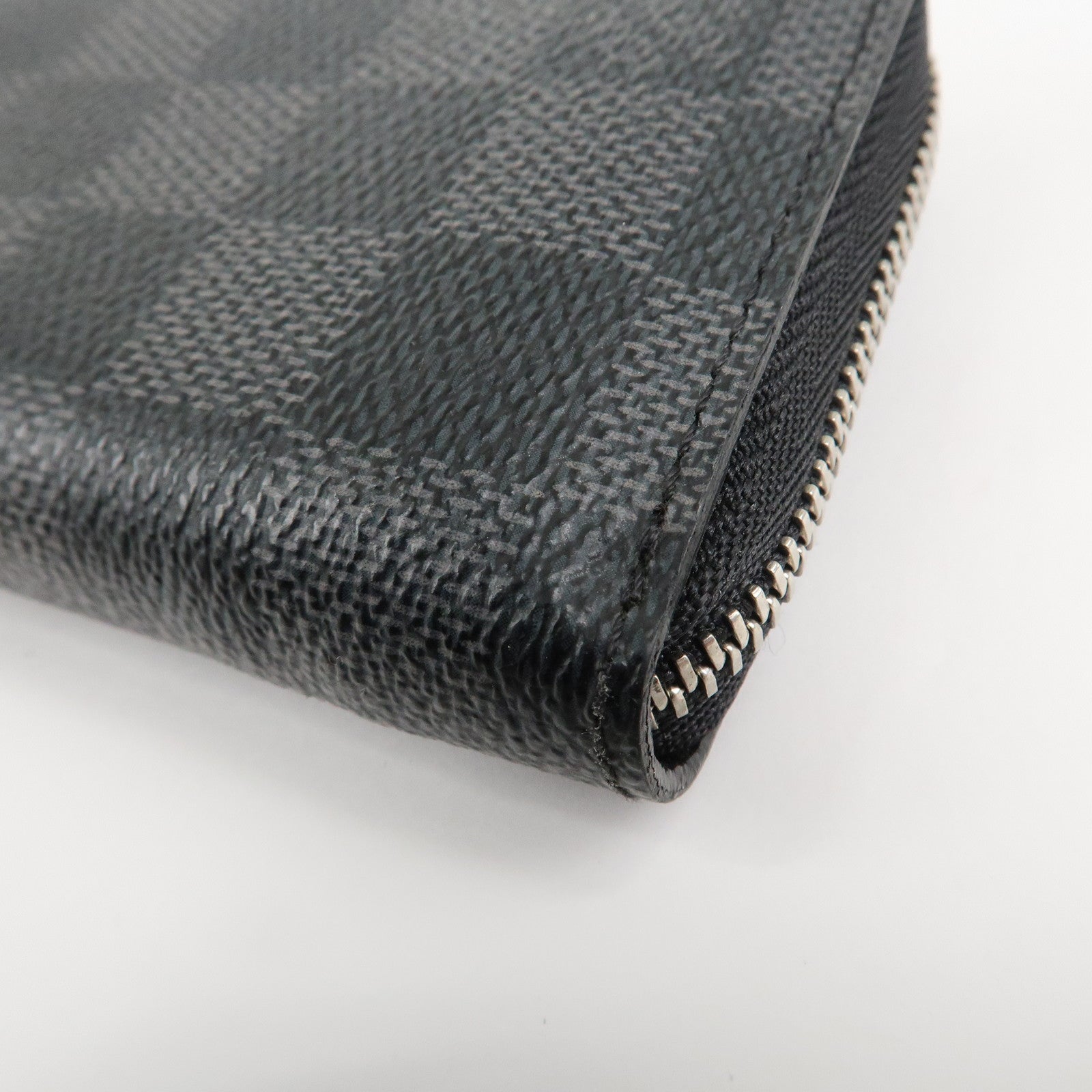 Louis Vuitton Damier Graphite Zippy Coin Purse Coin Case N63076