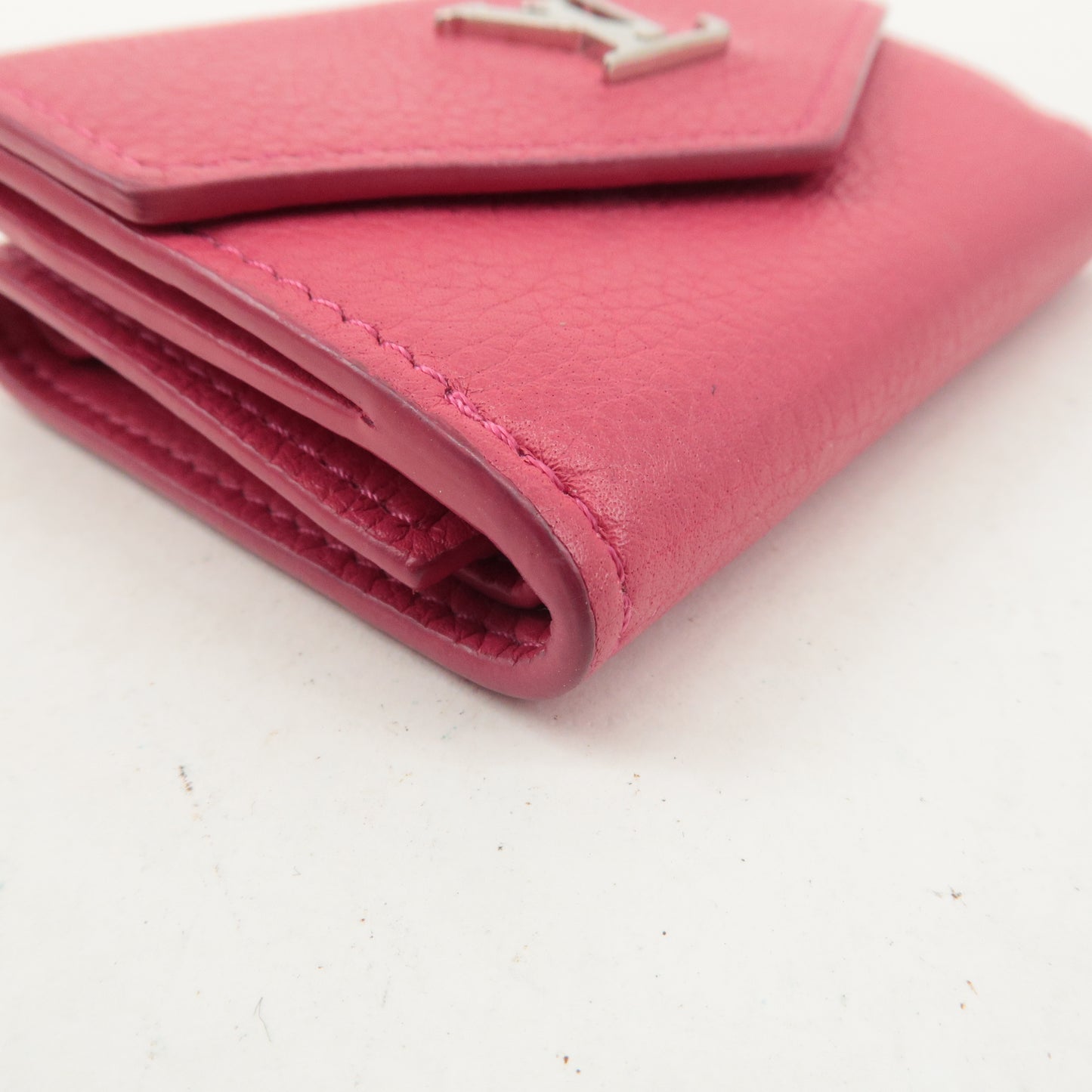 Louis Vuitton Portefeuille Lock Mini Leather Wallet Pink M67860