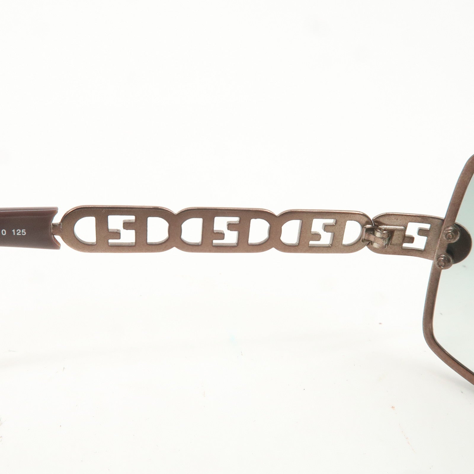 FENDI Plastic Metal Sunglasses 65□16 125 Brown FS469